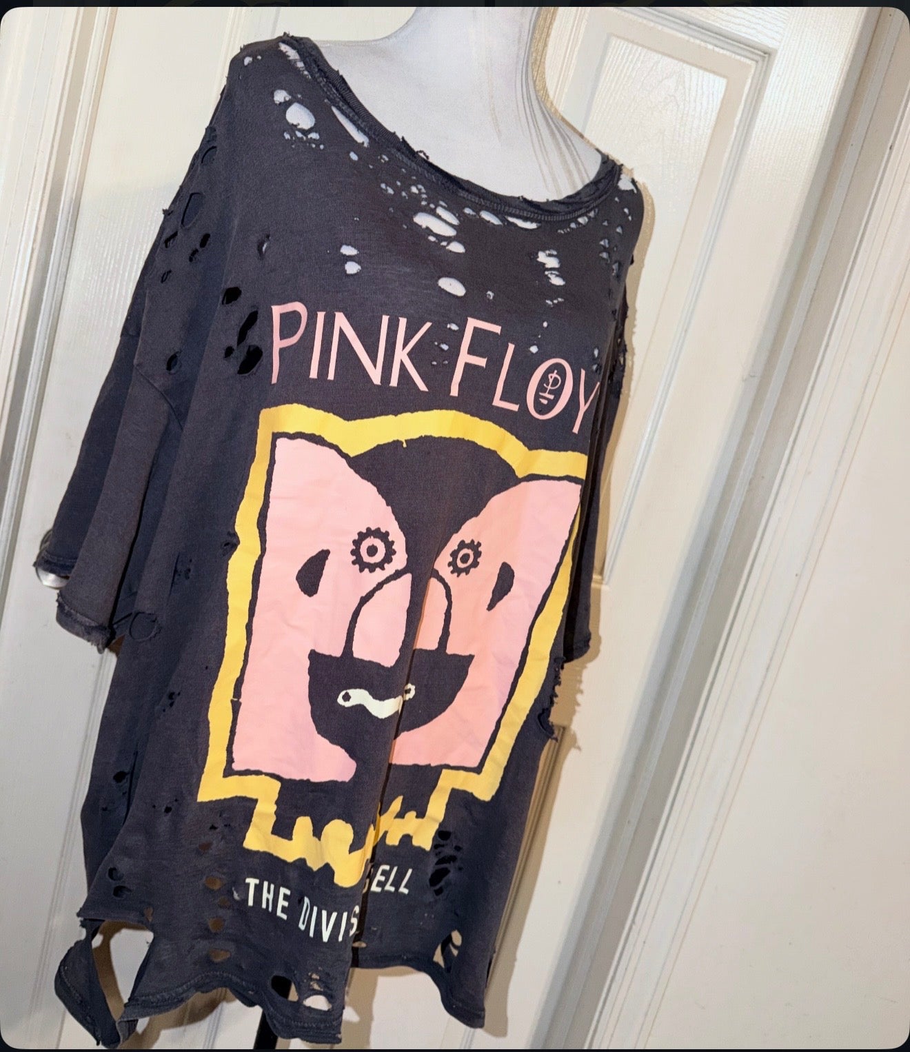 Pink Floyd Oversized Distressed Tee (as is)