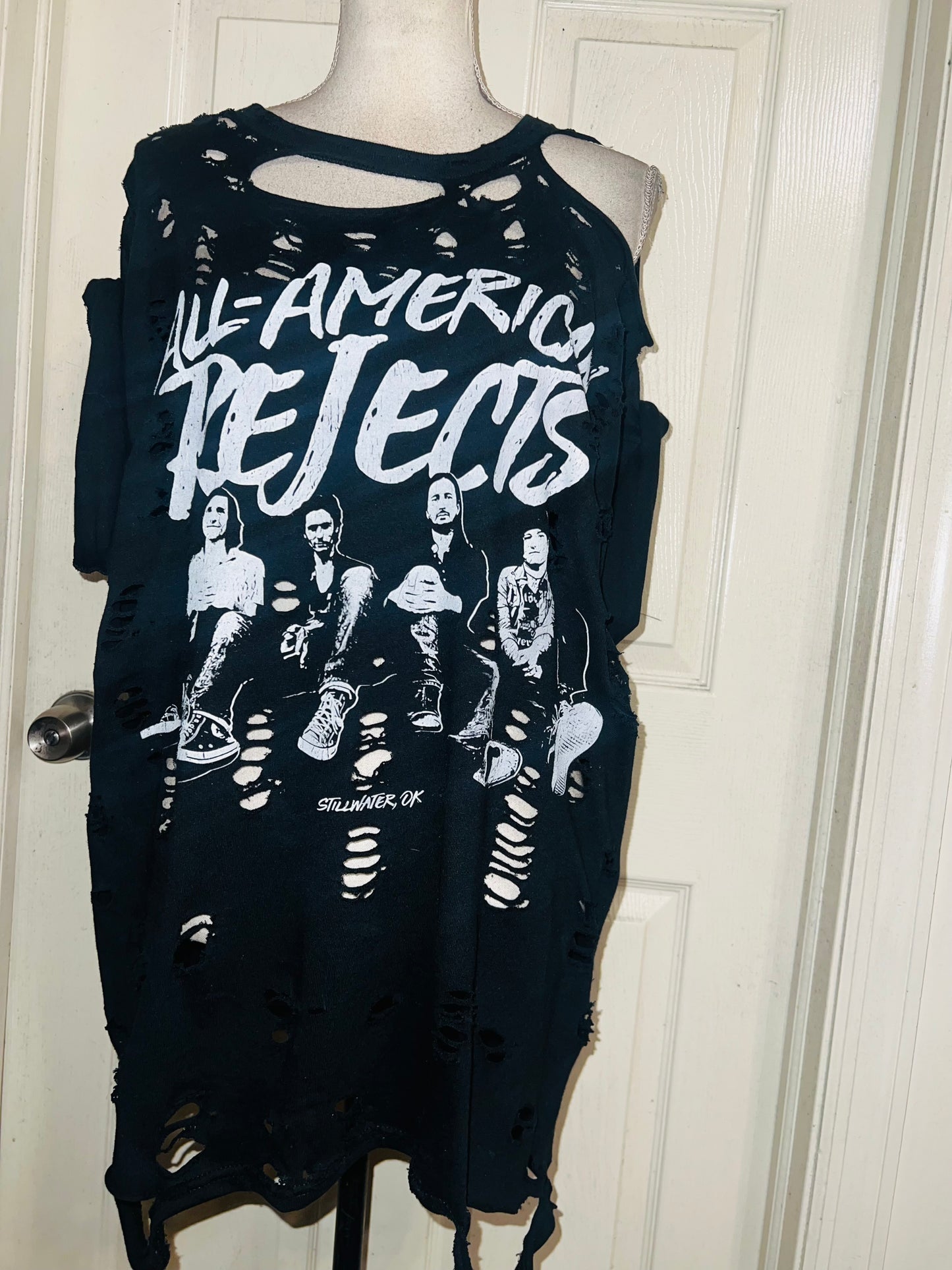 All American Rejects Oversized Distressed Tee
