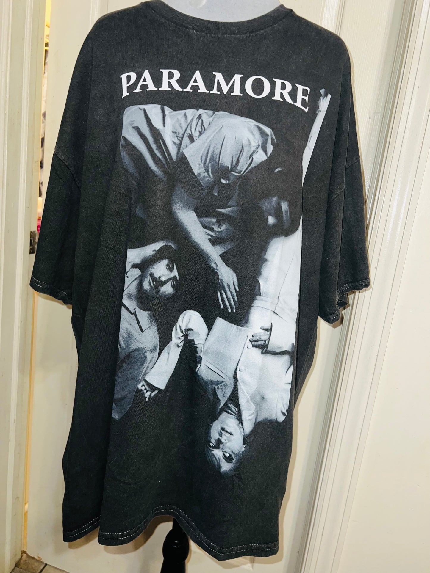 Paramore Oversized Distressed Tee