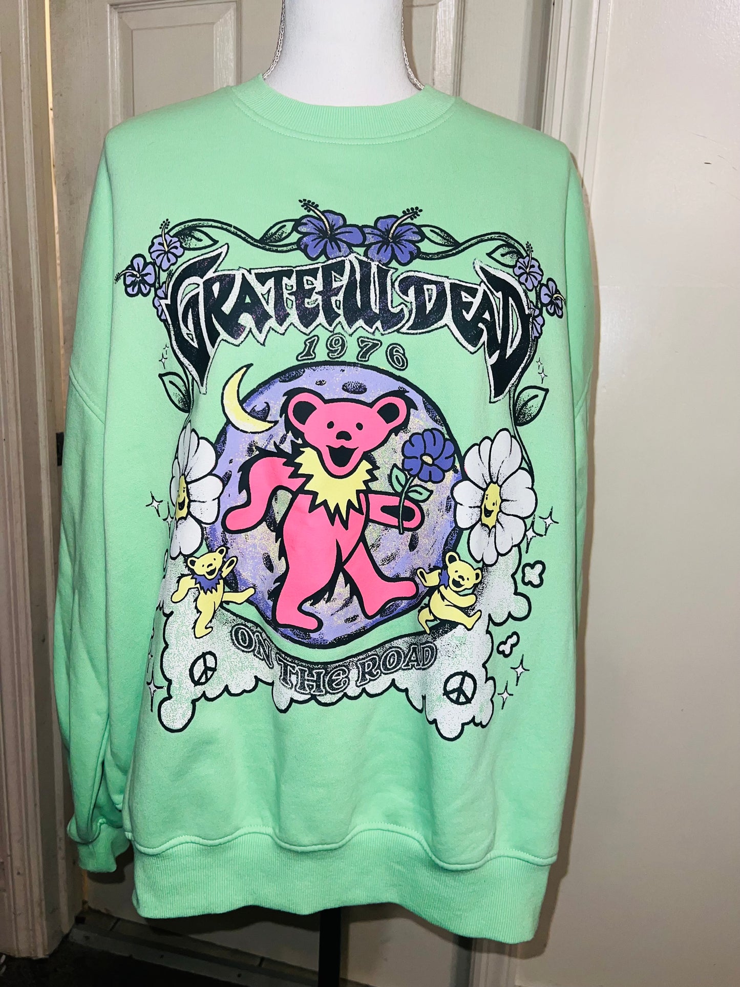 Grateful Dead Oversized Distressed Sweatshirt