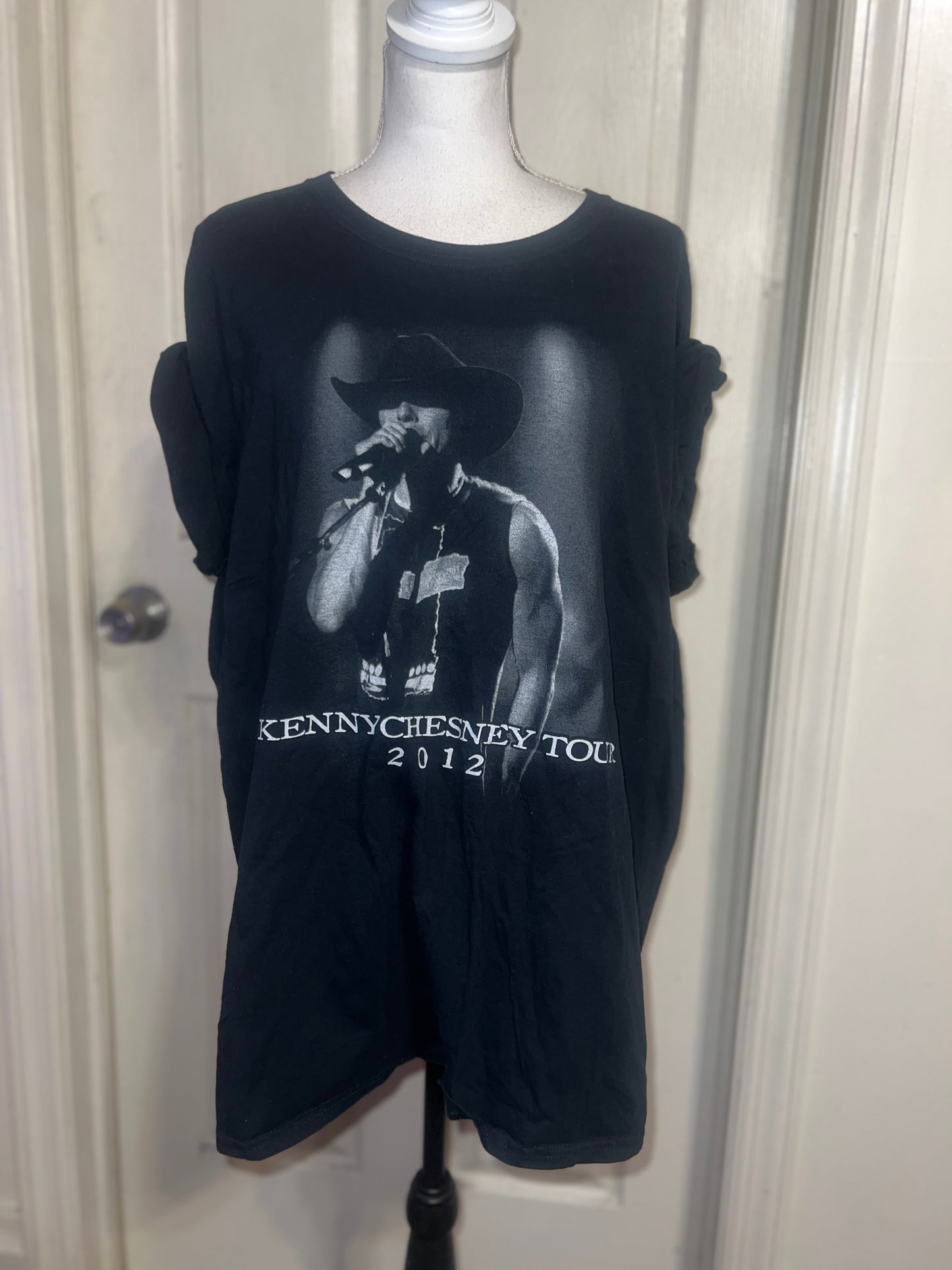 Kenny Chesney Double Sided Oversized Distressed Tee