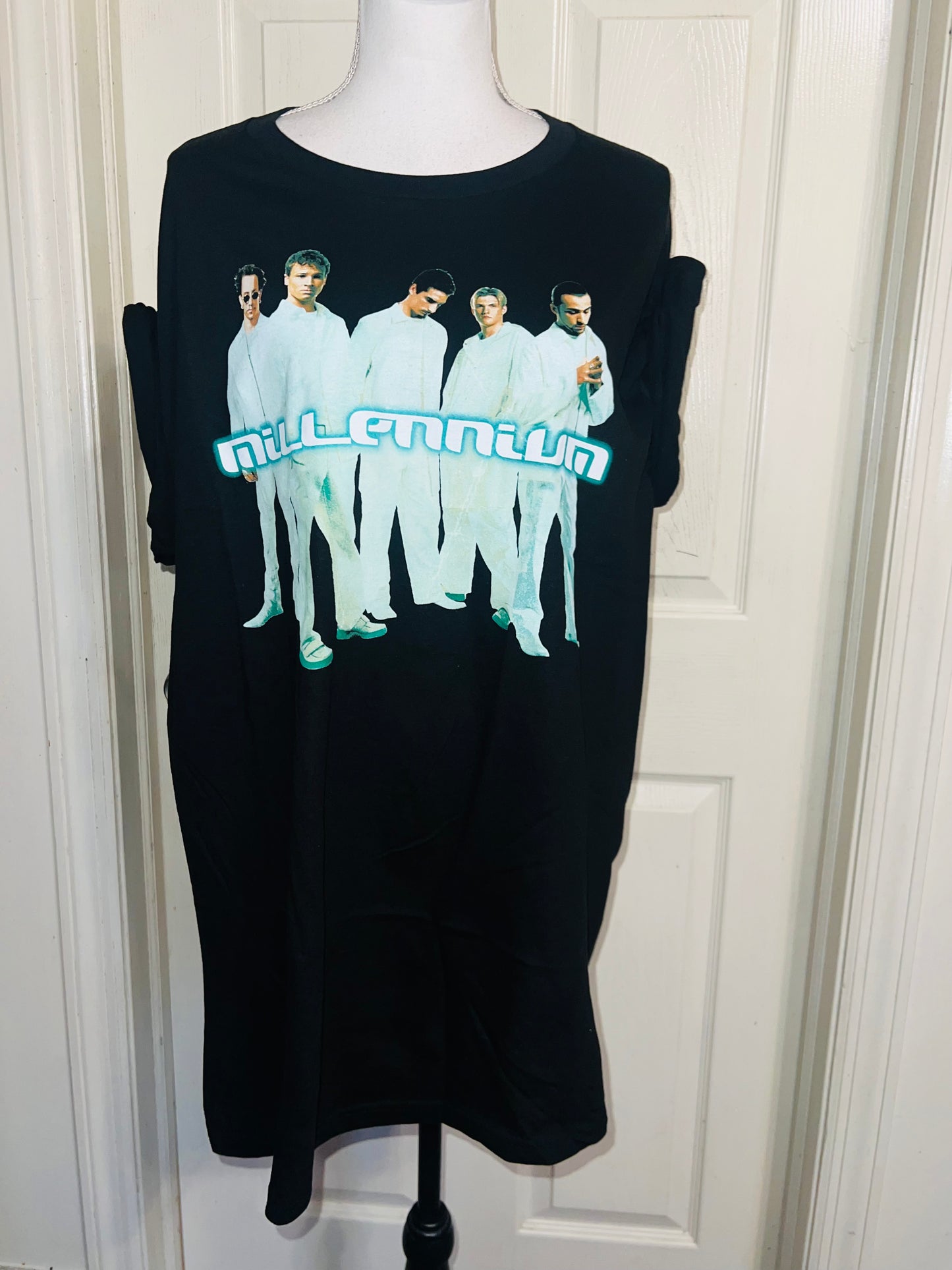 Backstreet Boys Oversized Distressed Tee