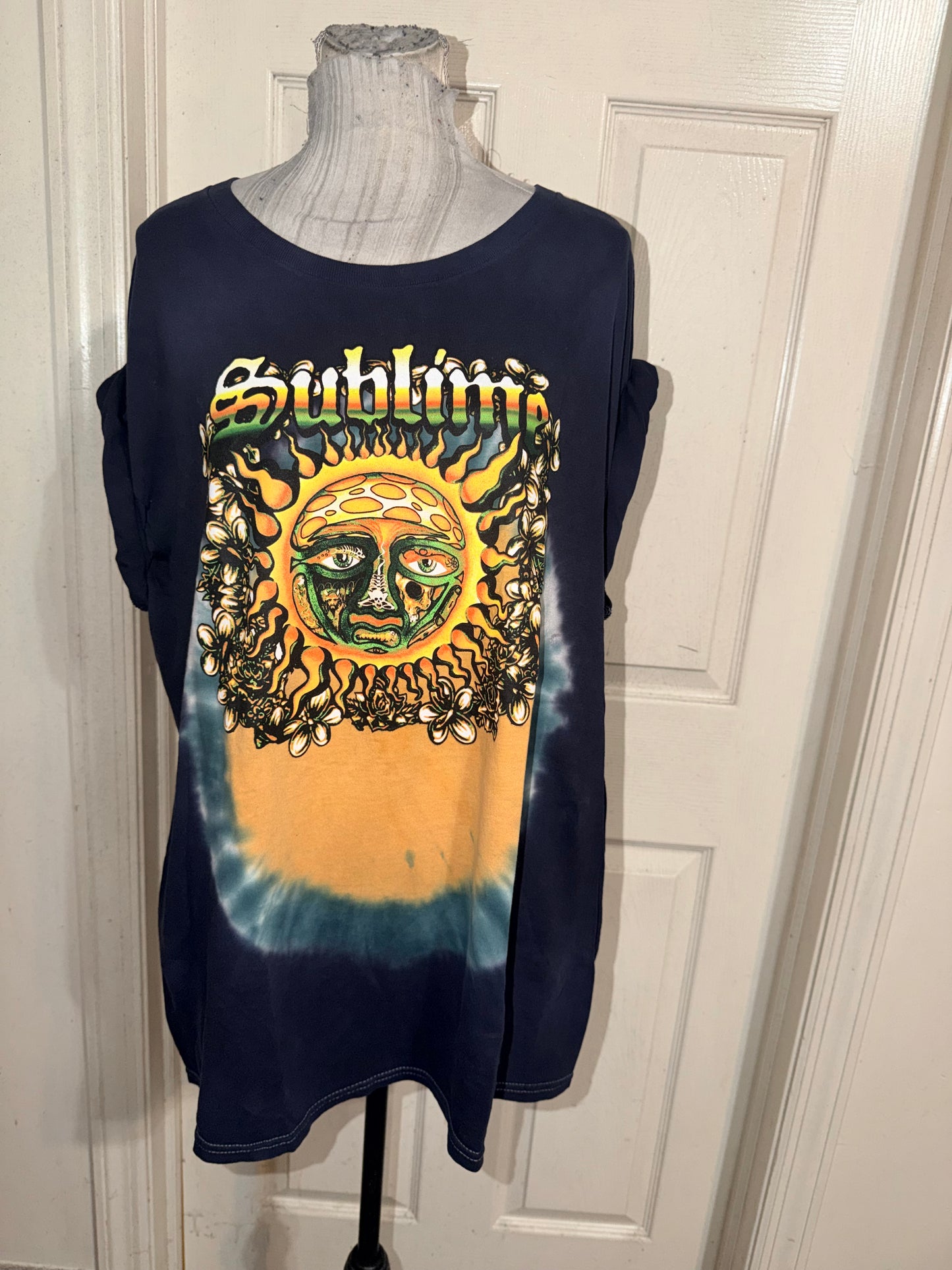 Sublime Double Sided Oversized Distressed Tee