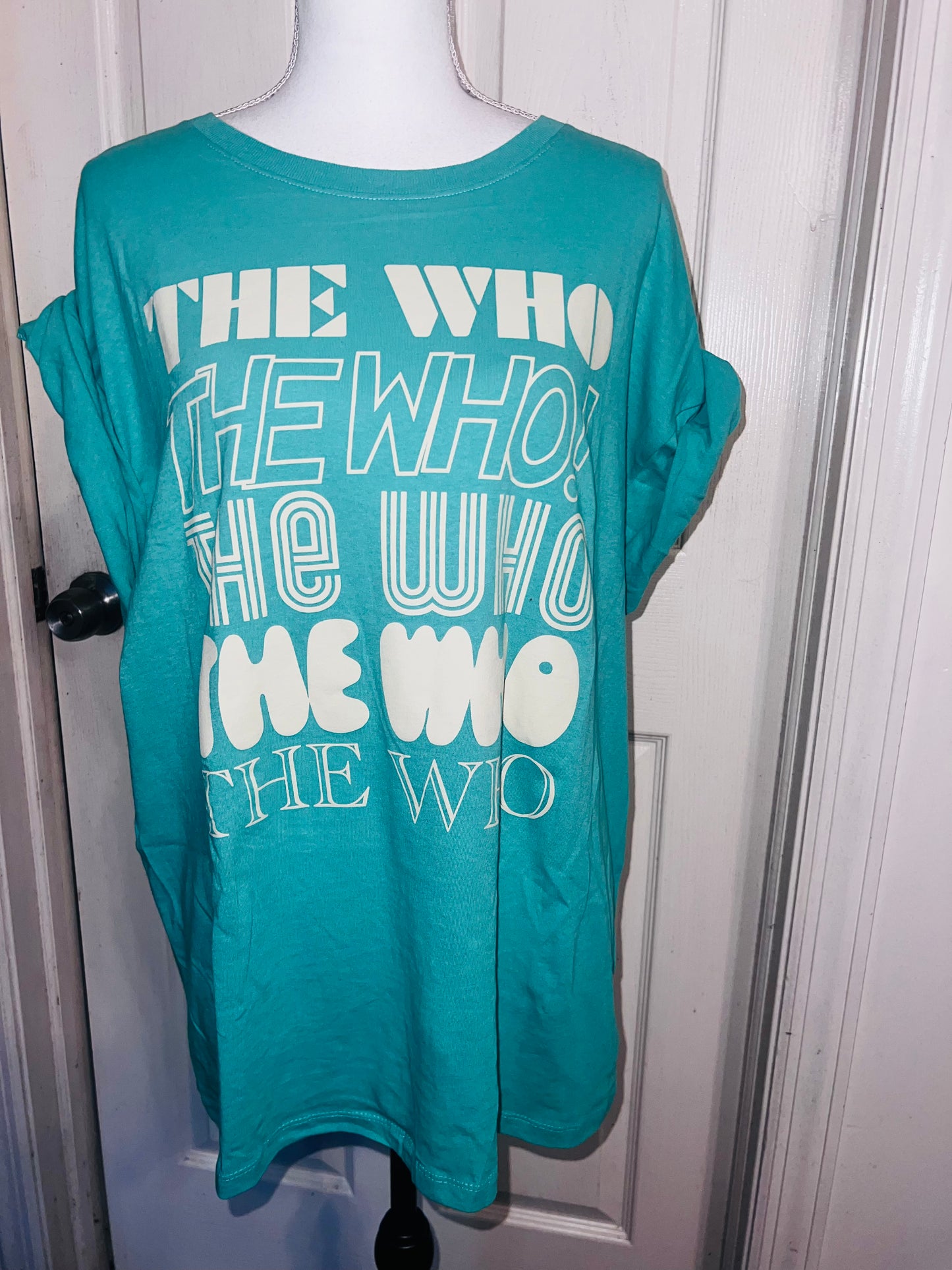 The Who Oversized Distressed Tee