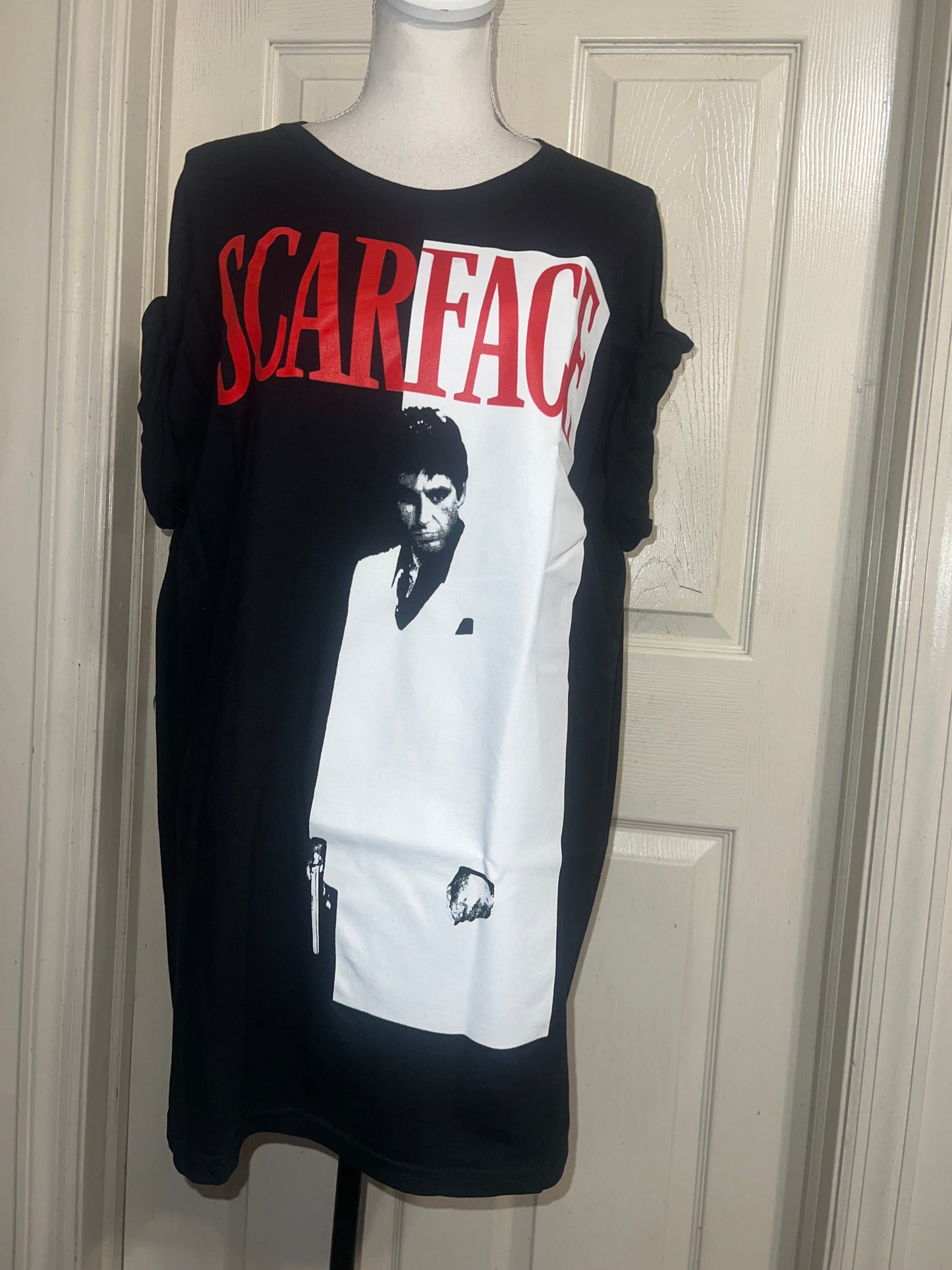 Scarface Oversized Distressed Tee