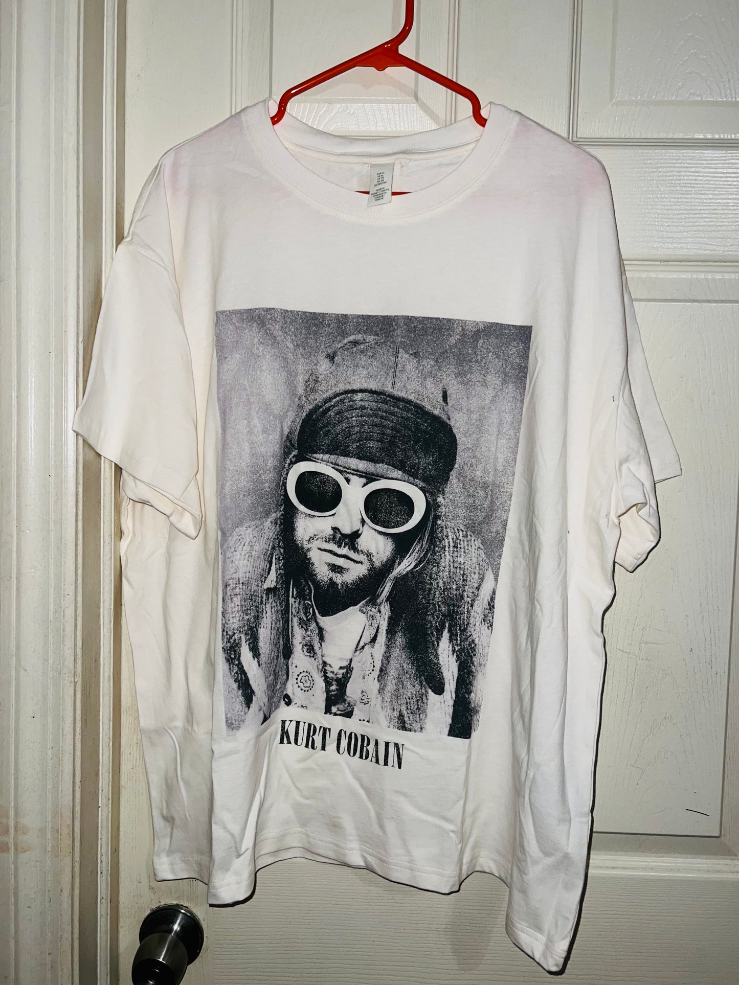 Kurt Cobain Oversized Distressed Tee