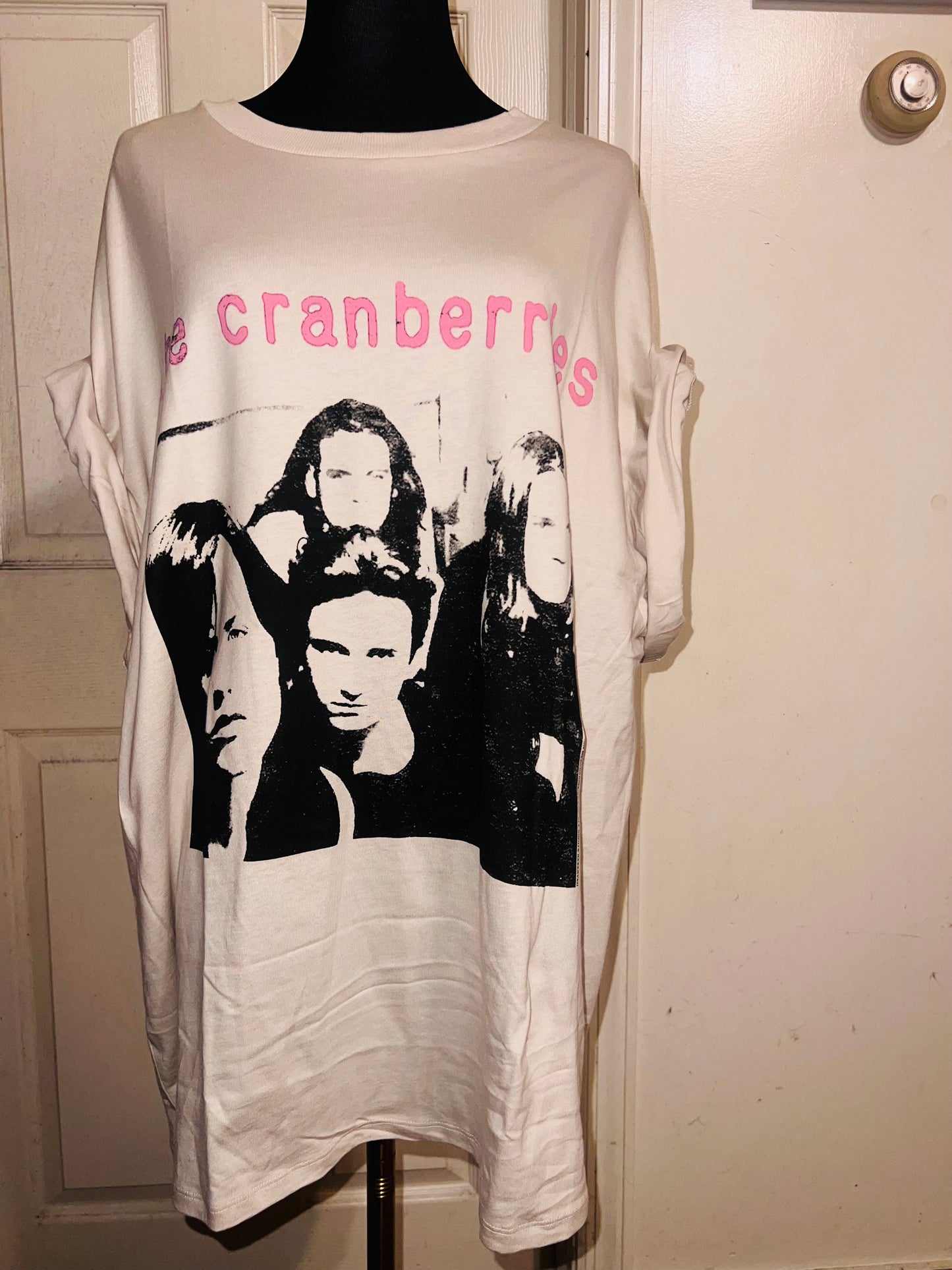 The Cranberries Oversized Distressed Tee