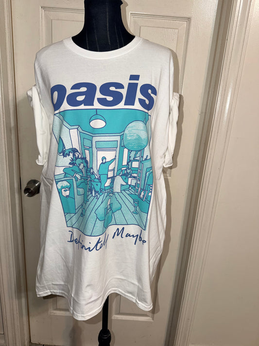 Oasis Oversized Distressed Tee