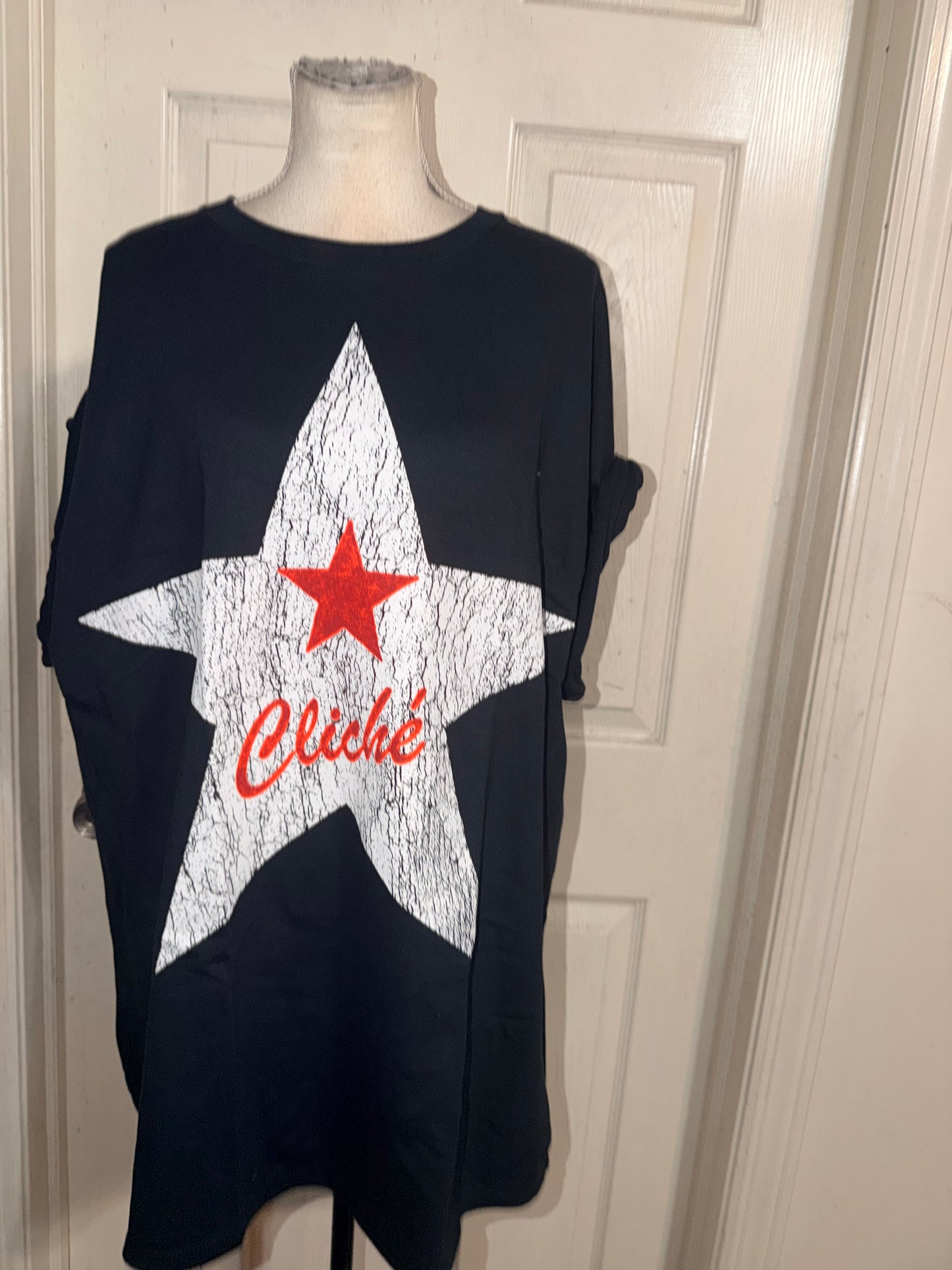 Machine Gun Kelly Double Sided Oversized Distressed Tee