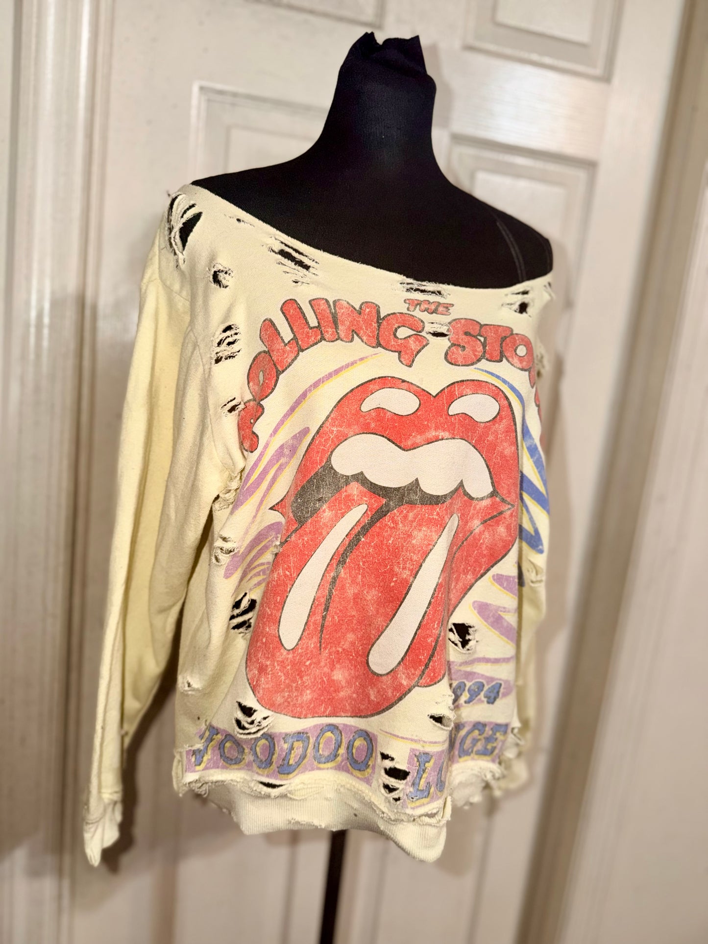 The Rolling Stones Distressed Sweatshirt