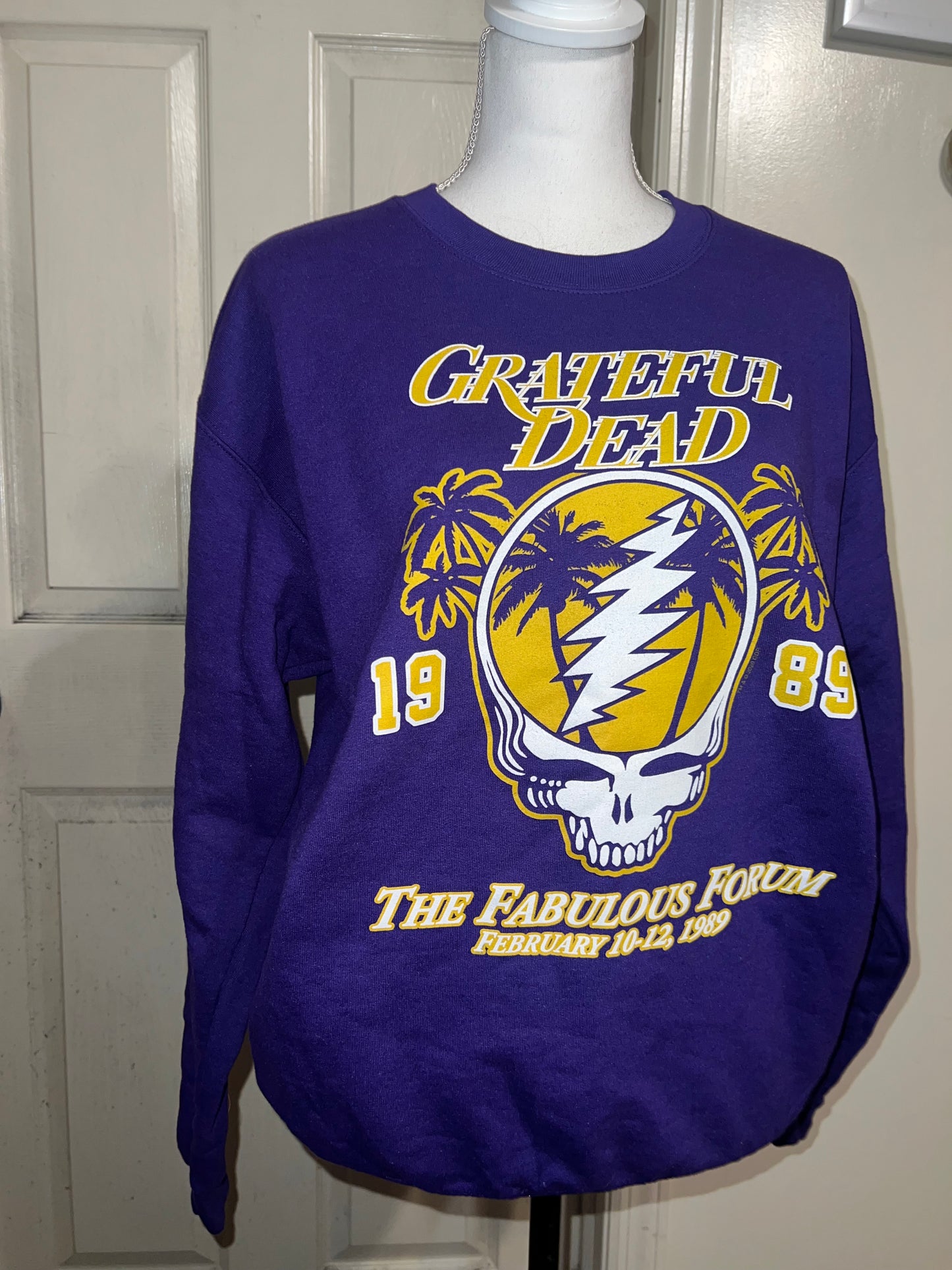 Grateful Dead Oversized Distressed Sweatshirt