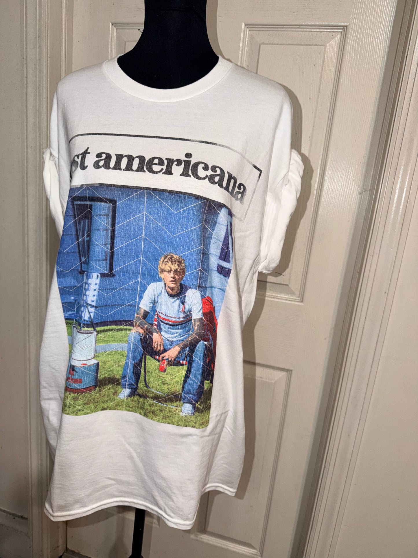 Machine Gun Kelly Oversized Distressed Tee