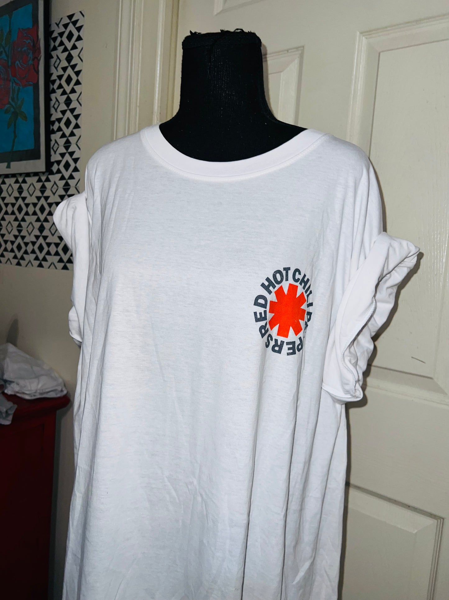 Red Hot Chili Peppers Double Sided Oversized Tee