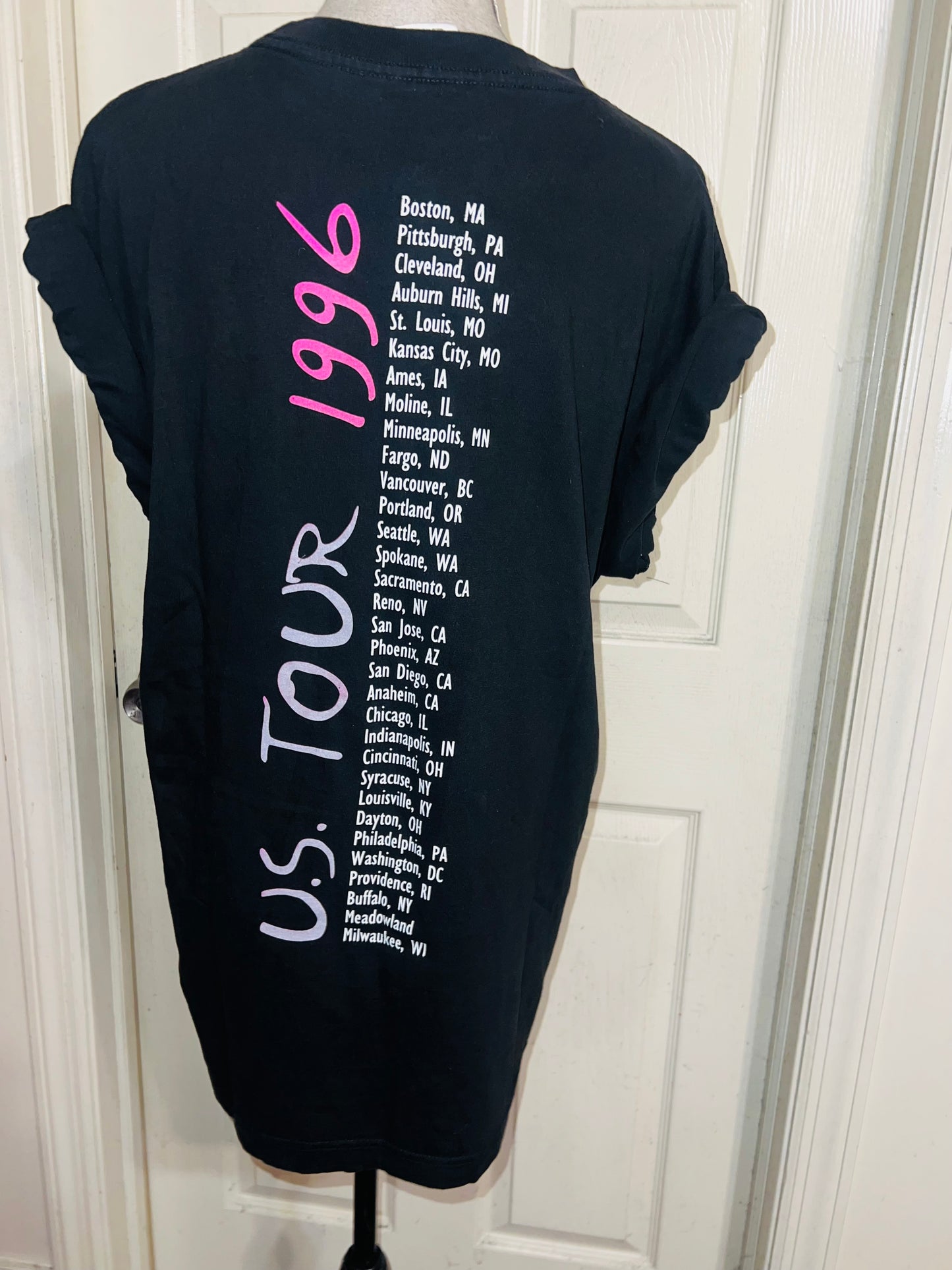 Neil Diamond Vintage Double Sided Oversized Distressed Tee