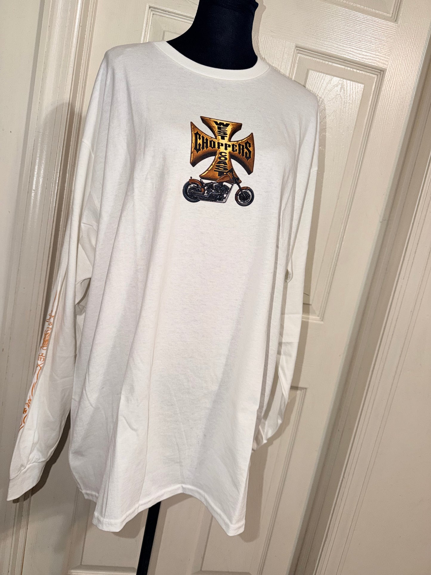 West Coast Choppers Double Sided Oversized Long Sleeve Tee