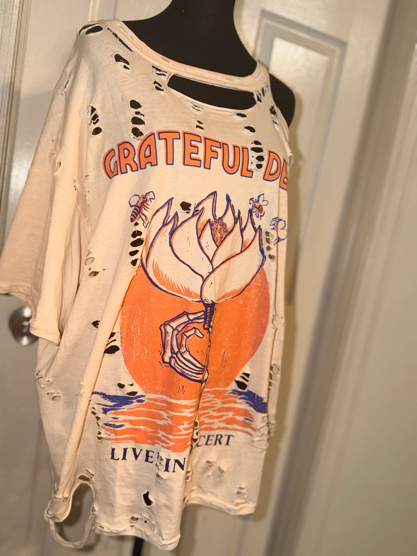Grateful Dead Oversized Distressed Tee (as is)