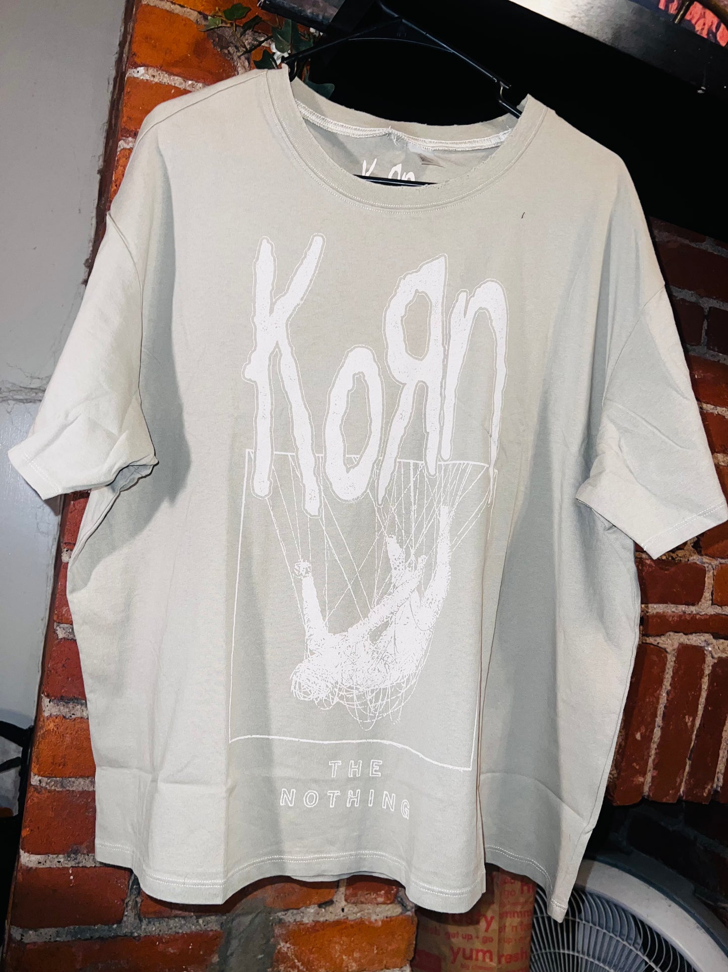 Korn Oversized Distressed Tee