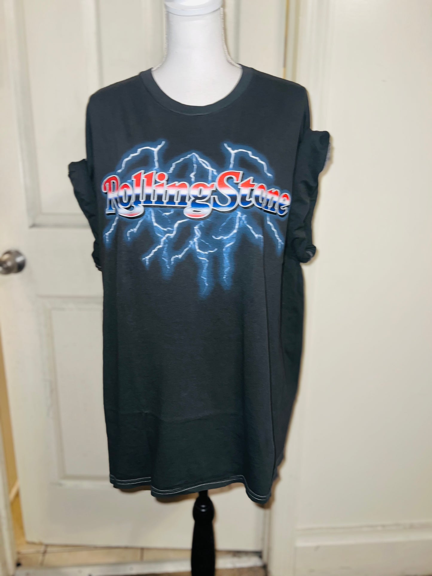 Rolling Stone Oversized Distressed Tee