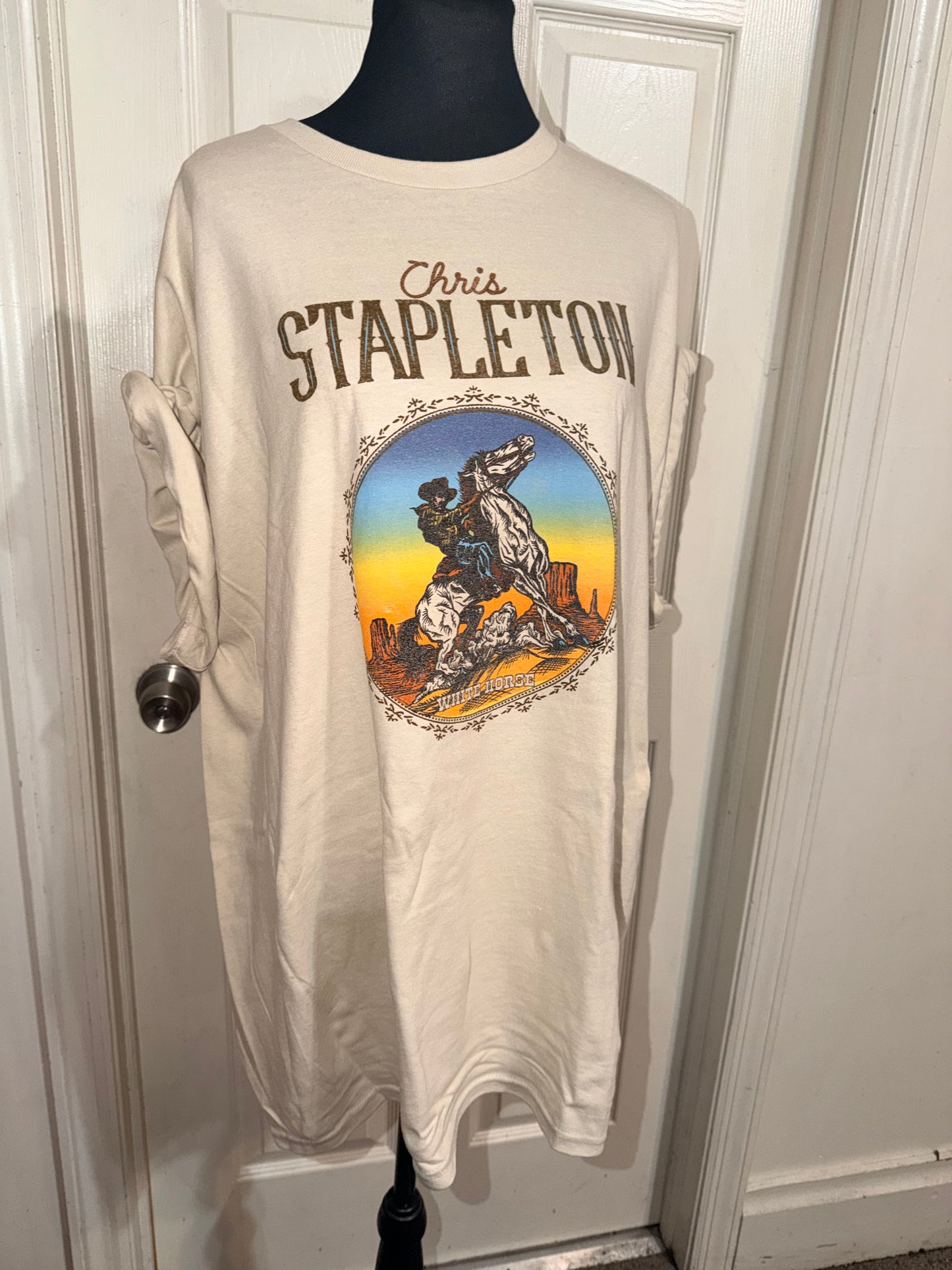 Chris Stapleton Oversized Distressed Tee