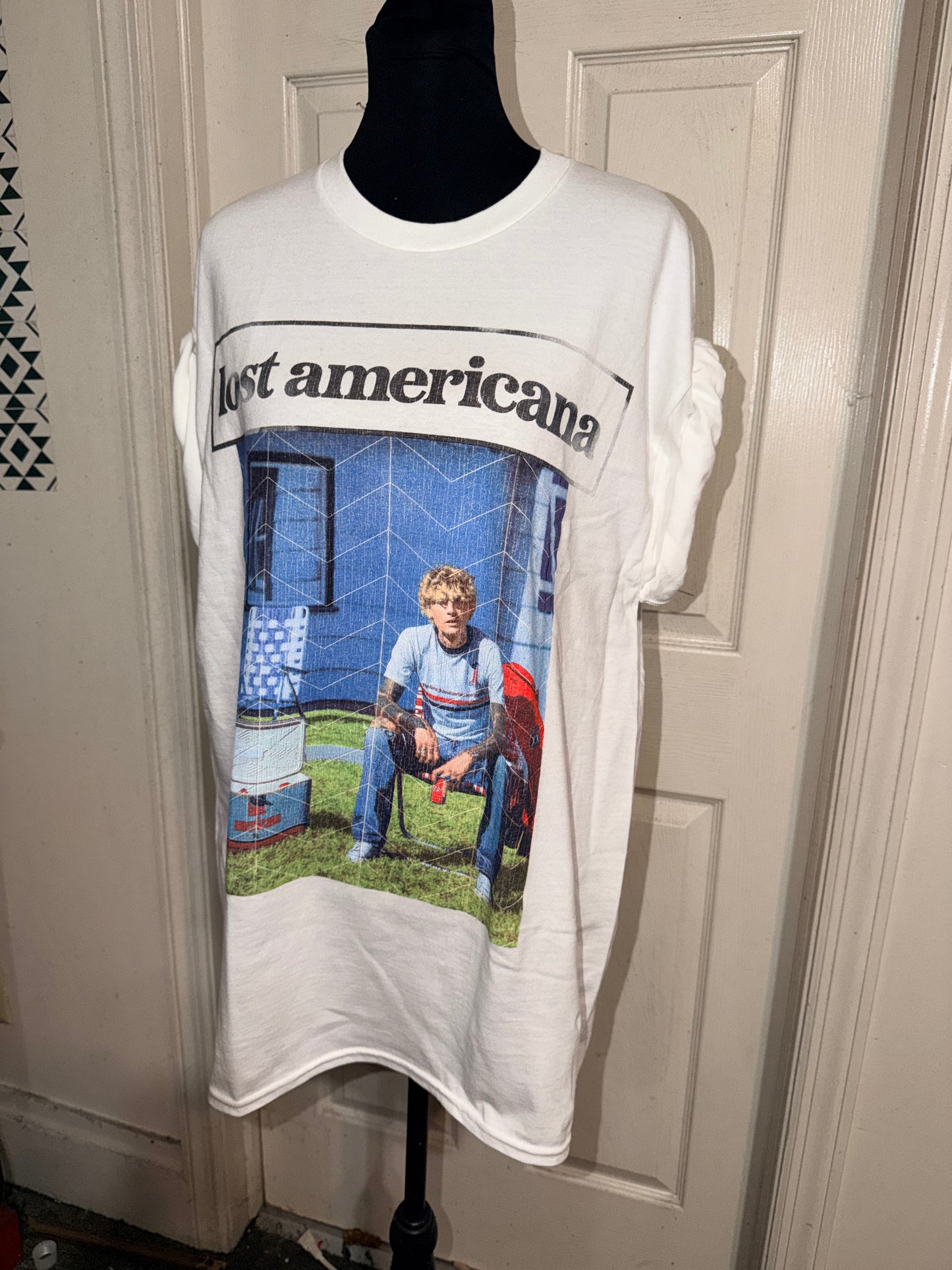 Machine Gun Kelly Oversized Distressed Tee