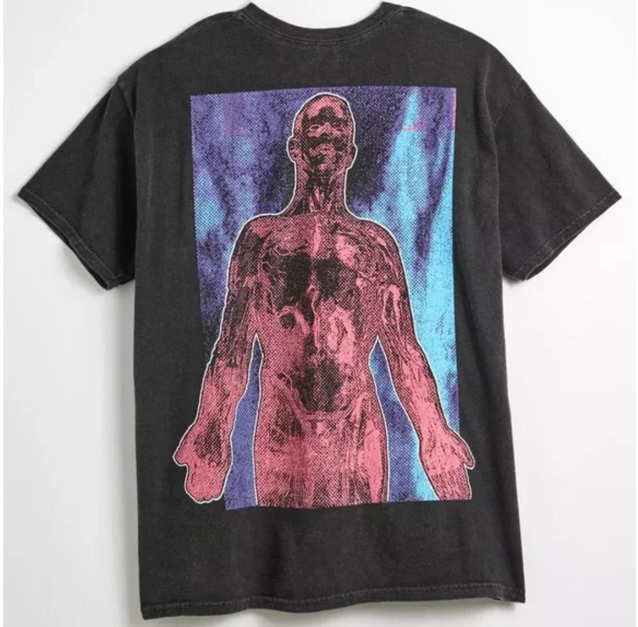 Nirvana Double Sided Oversized Distressed Tee
