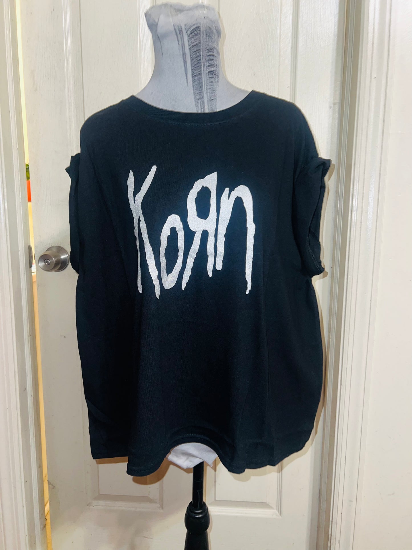 Korn Oversized Distressed Tee