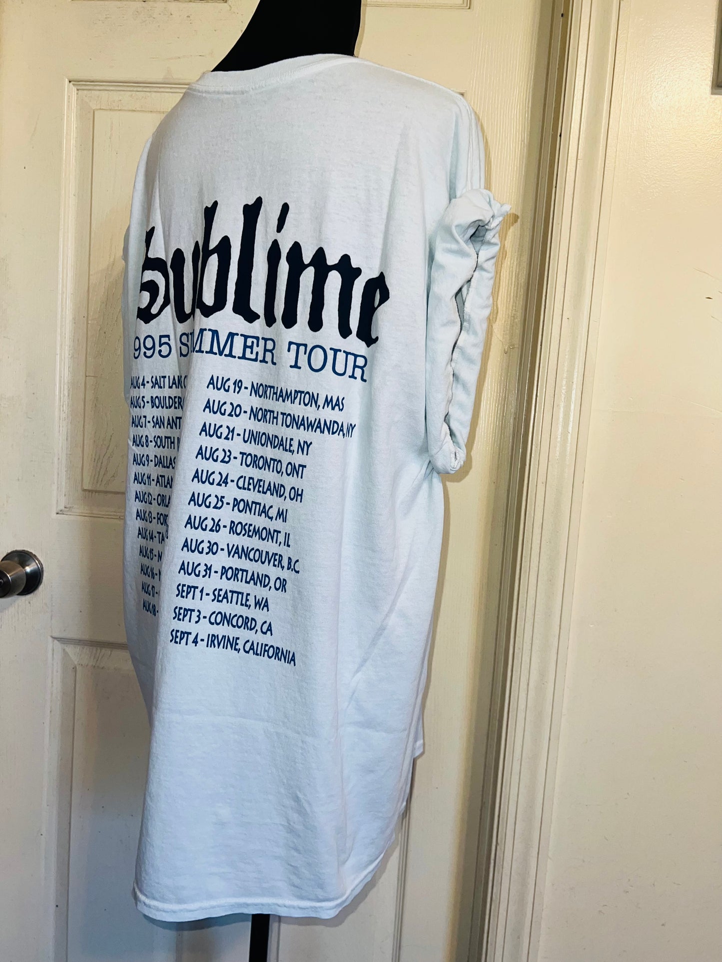 Sublime Double Sided Oversized Distressed Tee
