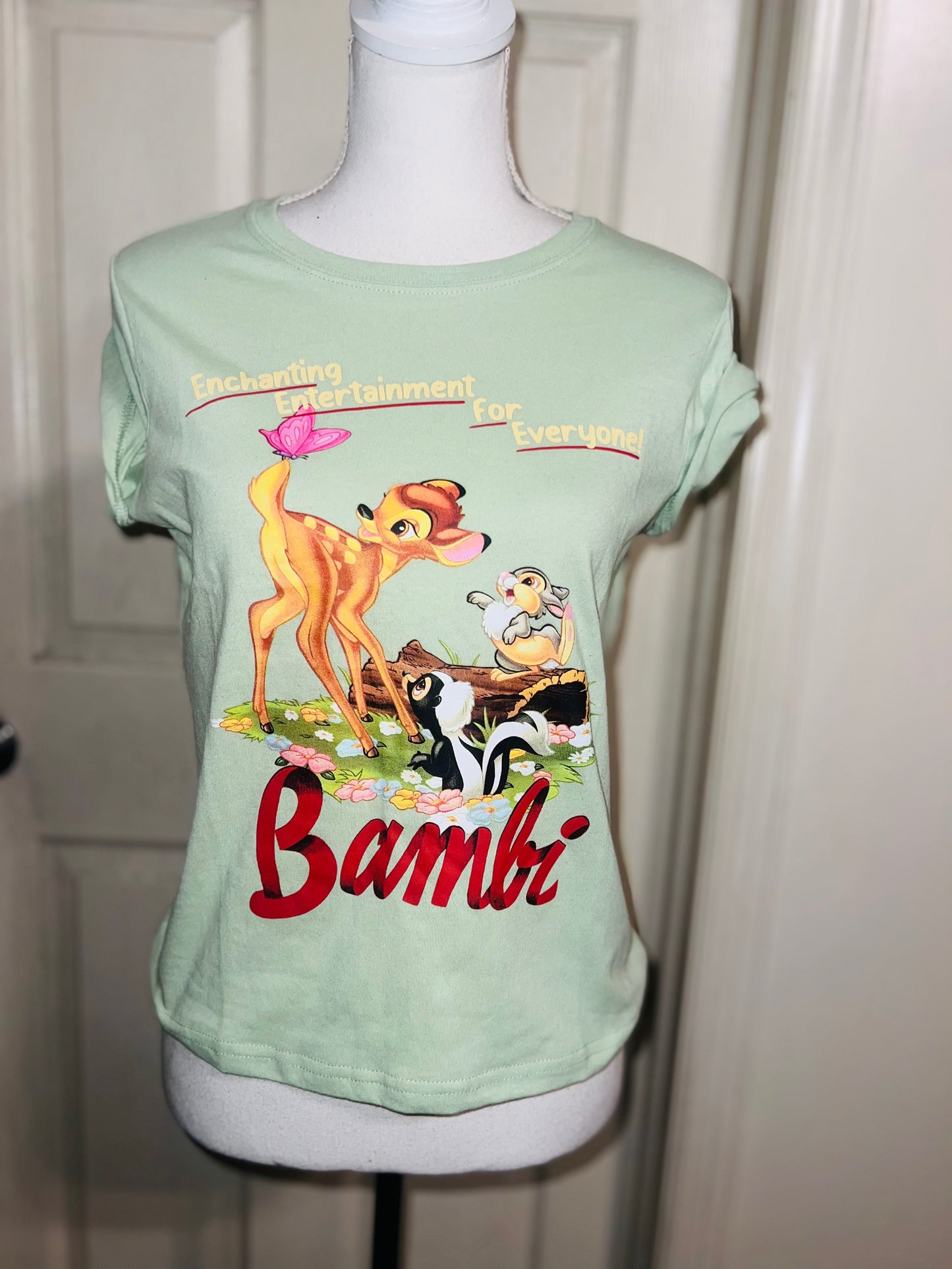 Bambi Distressed Baby Tee