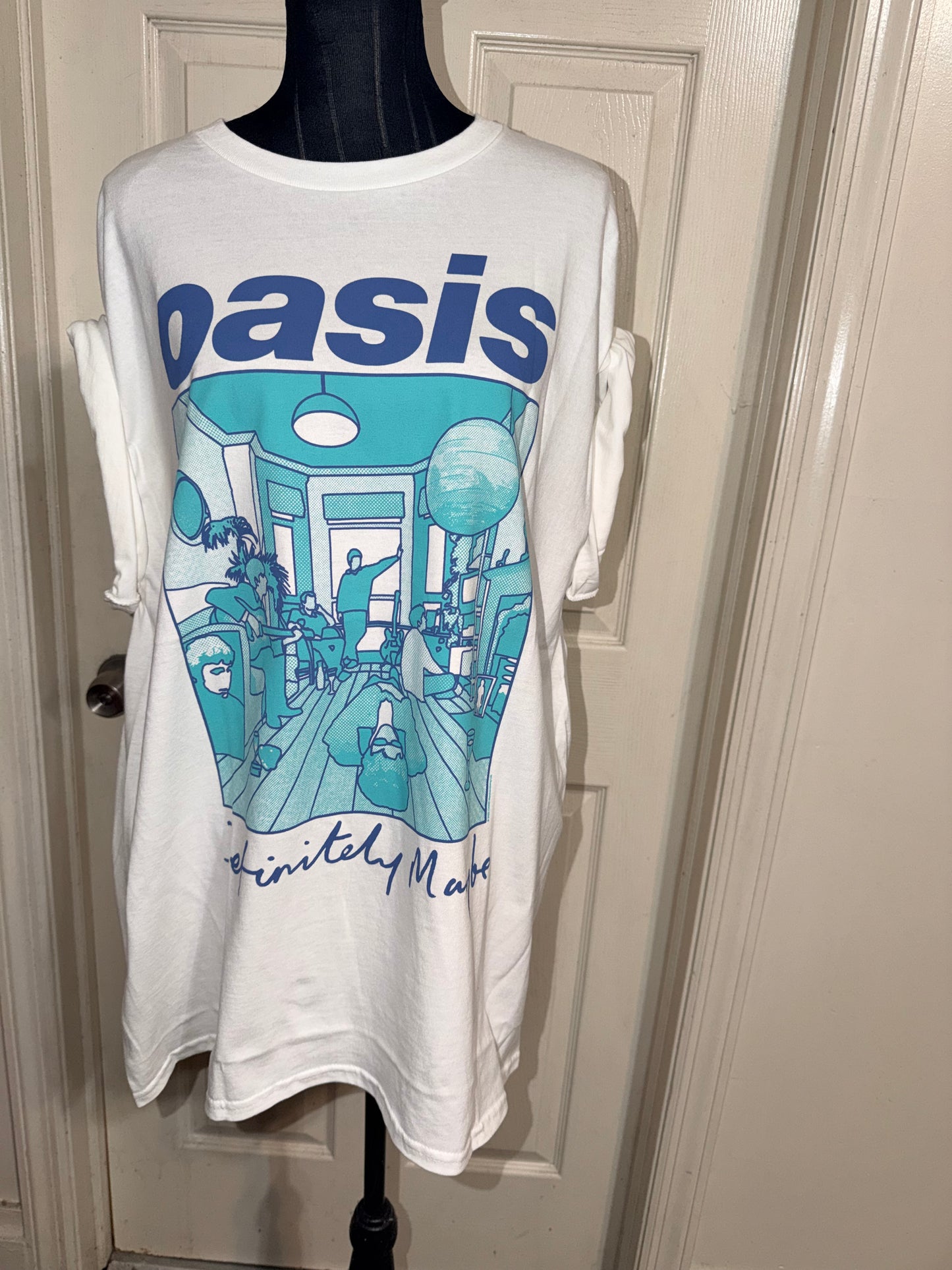 Oasis Oversized Distressed Tee