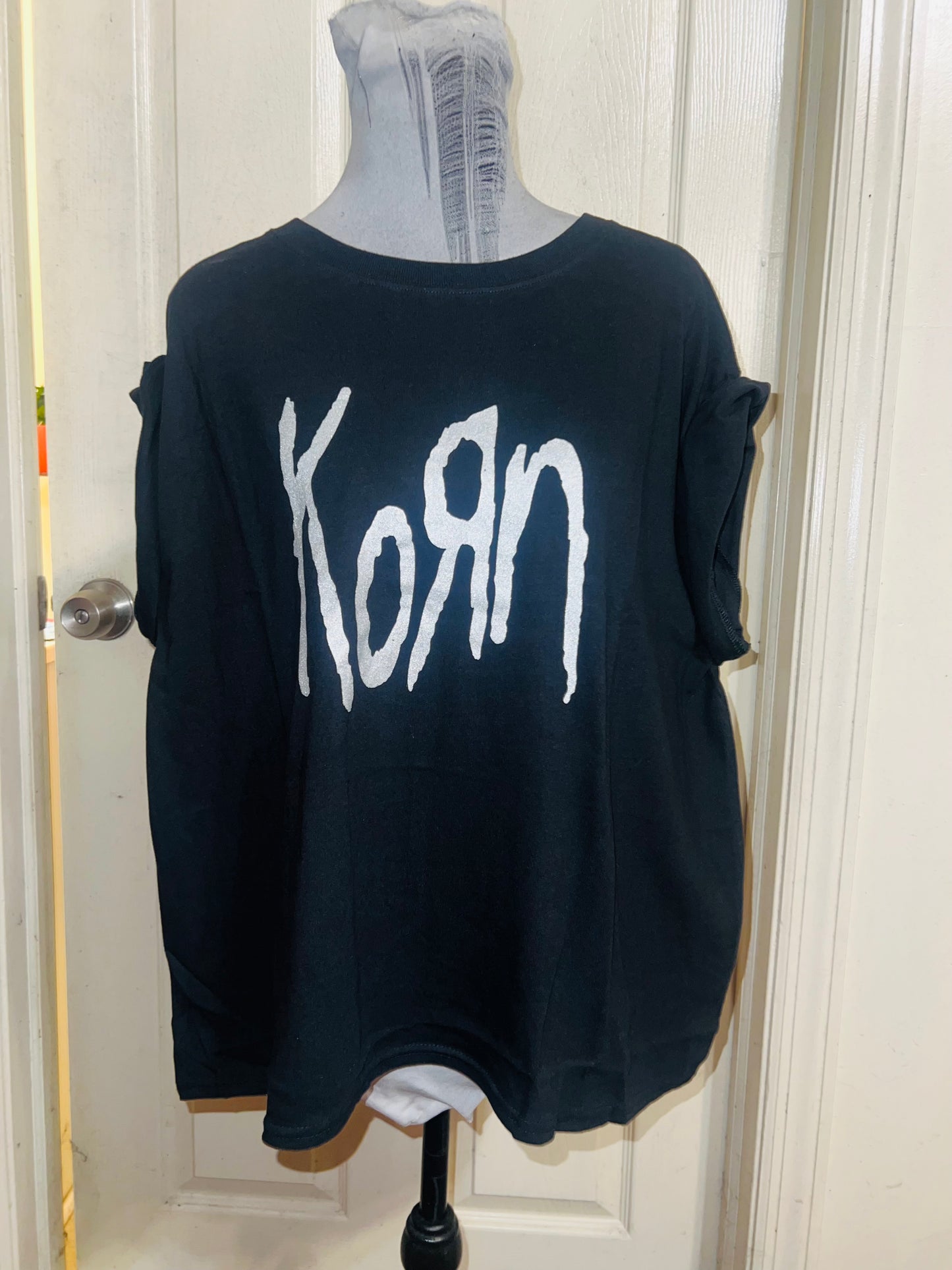 Korn Oversized Distressed Tee