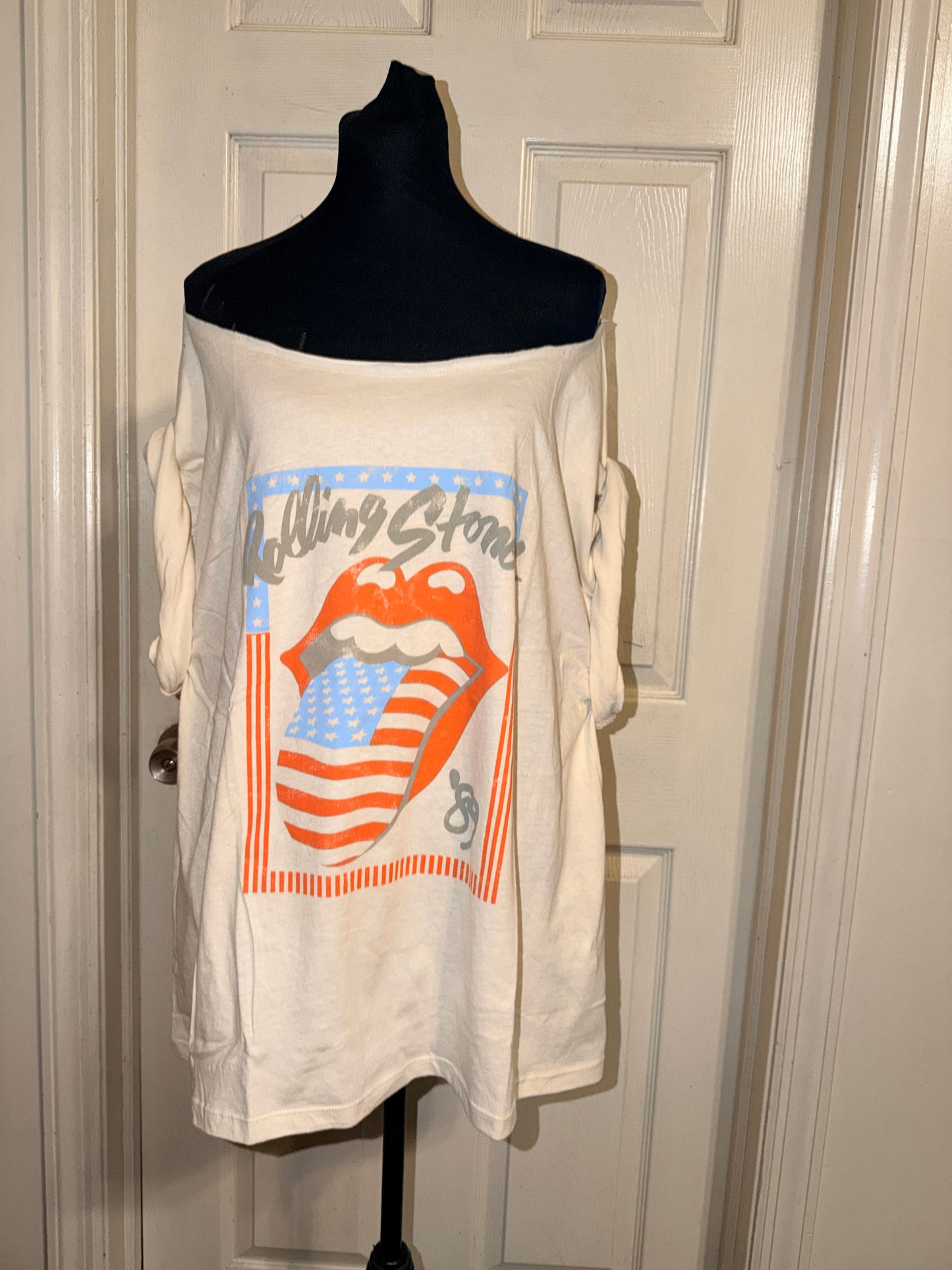 The Rolling Stones OFTS Oversized Distressed Tee