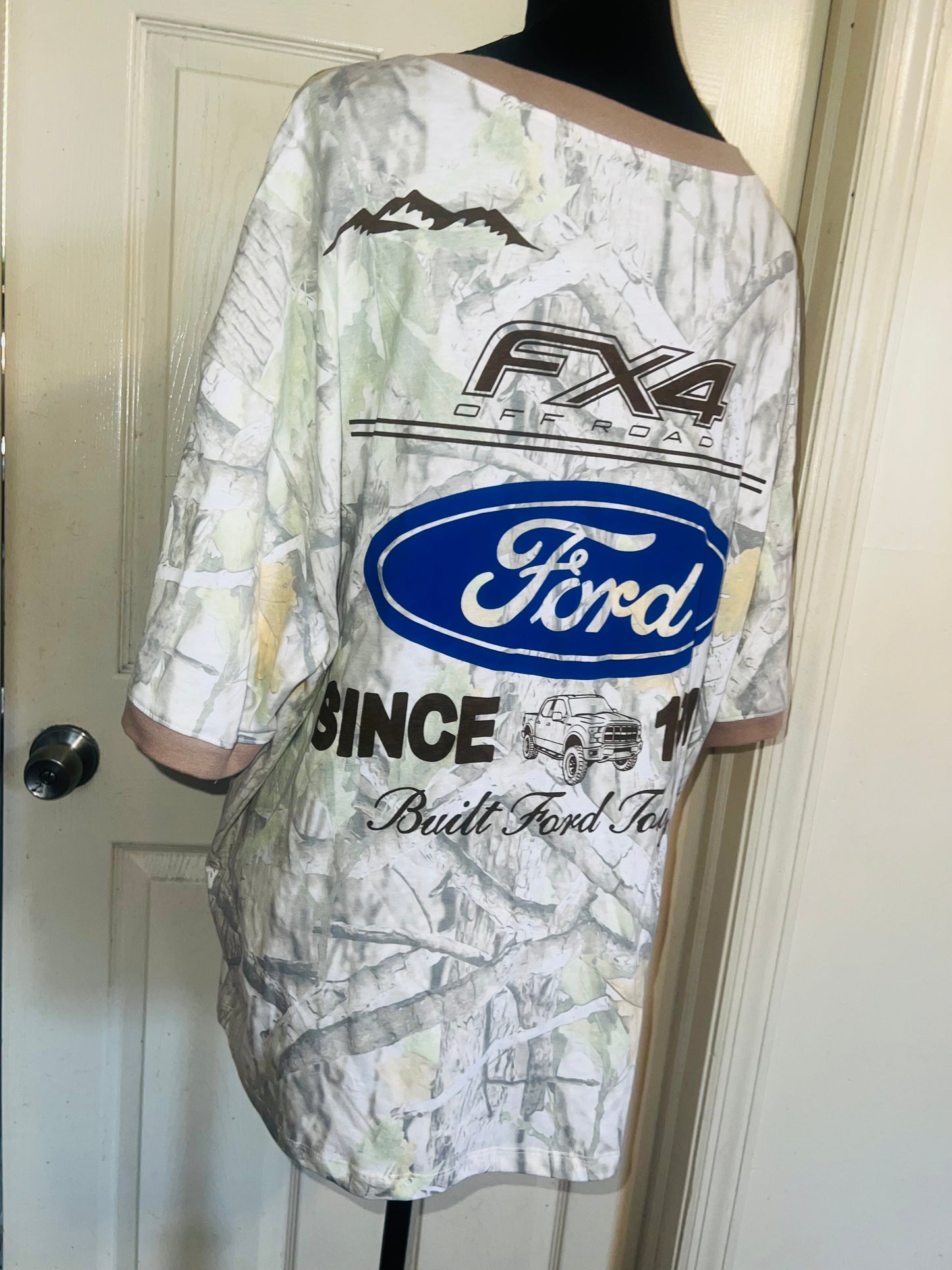 Ford Oversized Distressed Jersey Tee