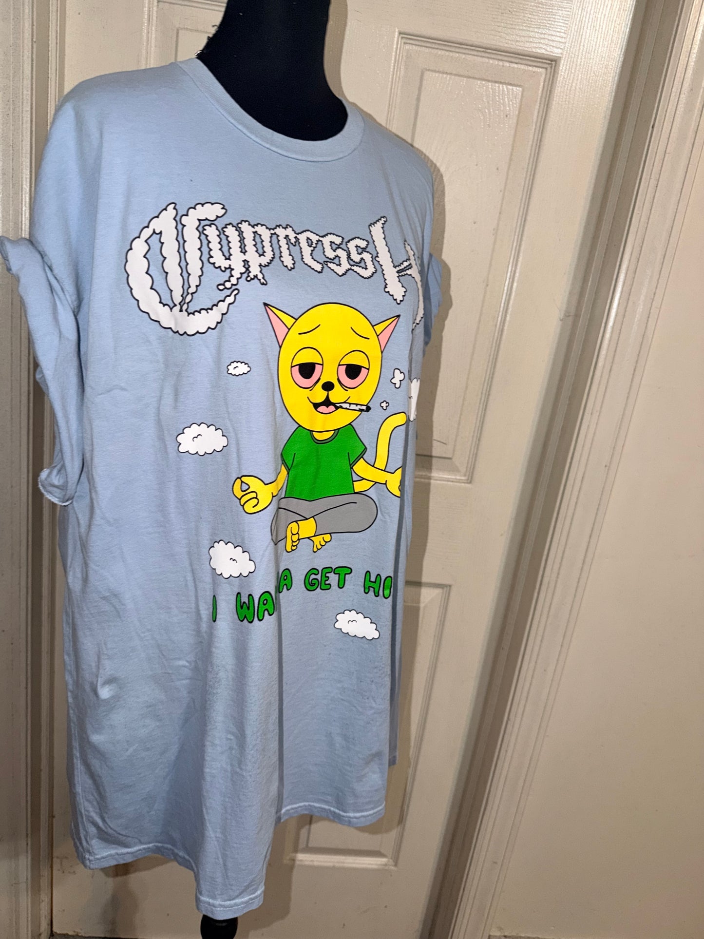Cypress Hill Double Sided Oversized Distressed Tee