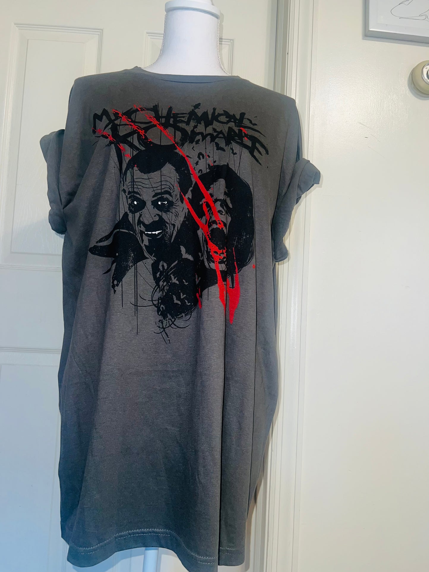 My Chemical Romance Oversized Distressed Tee