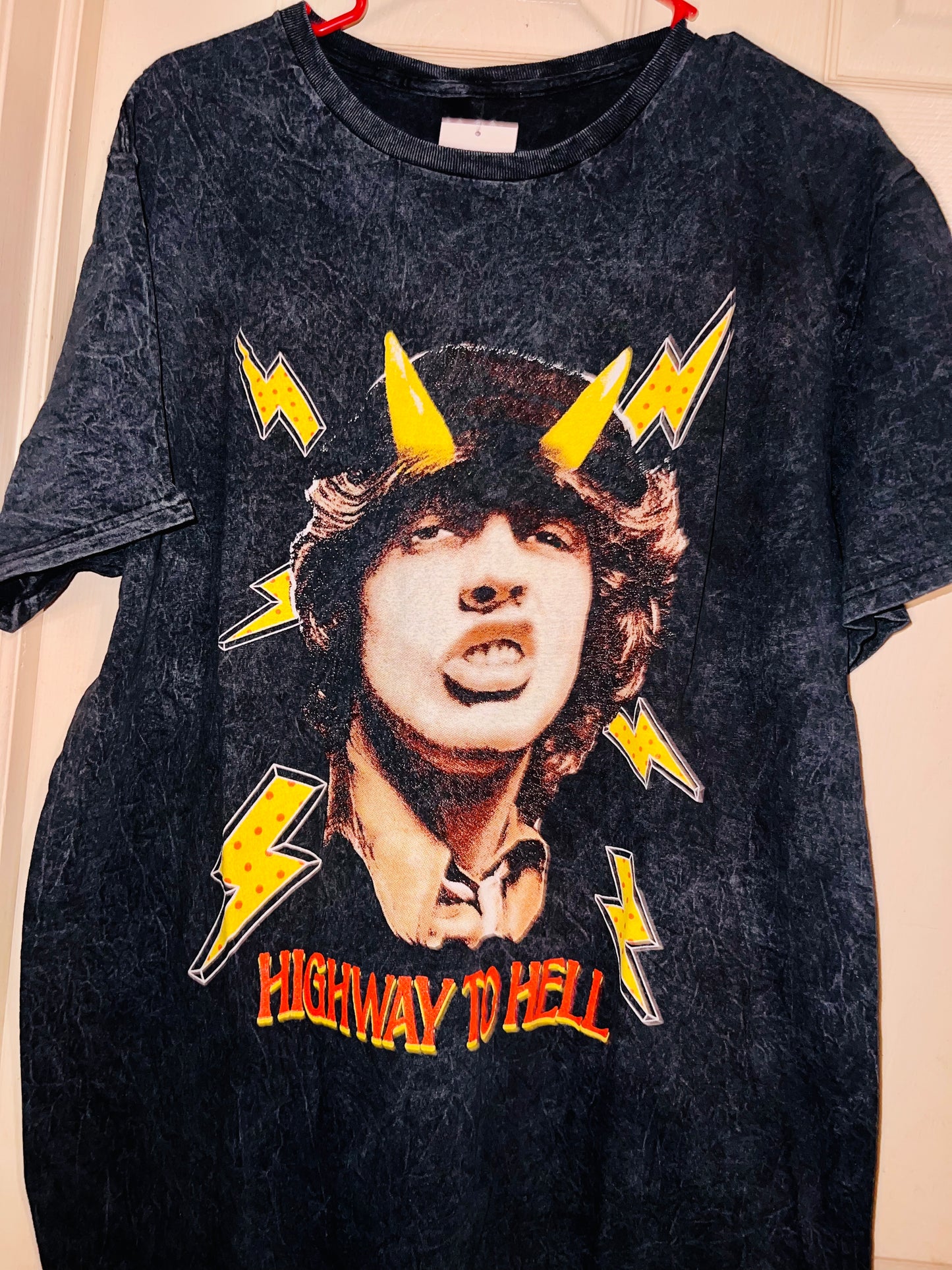 AC/DC Angus Young Highway to Hell Oversized Tee