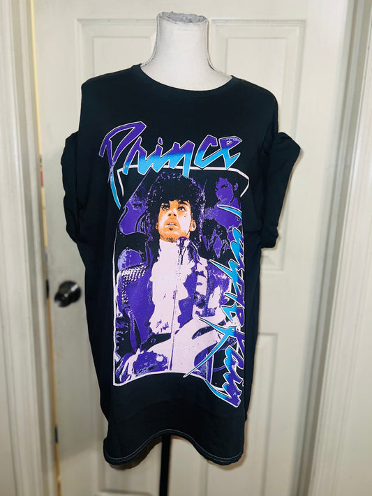 Prince Oversized Distressed Tee