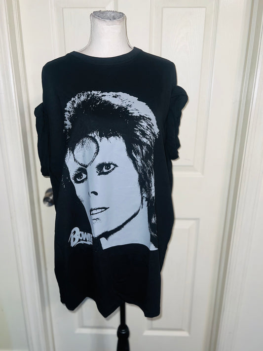 David Bowie Oversized Distressed Tee