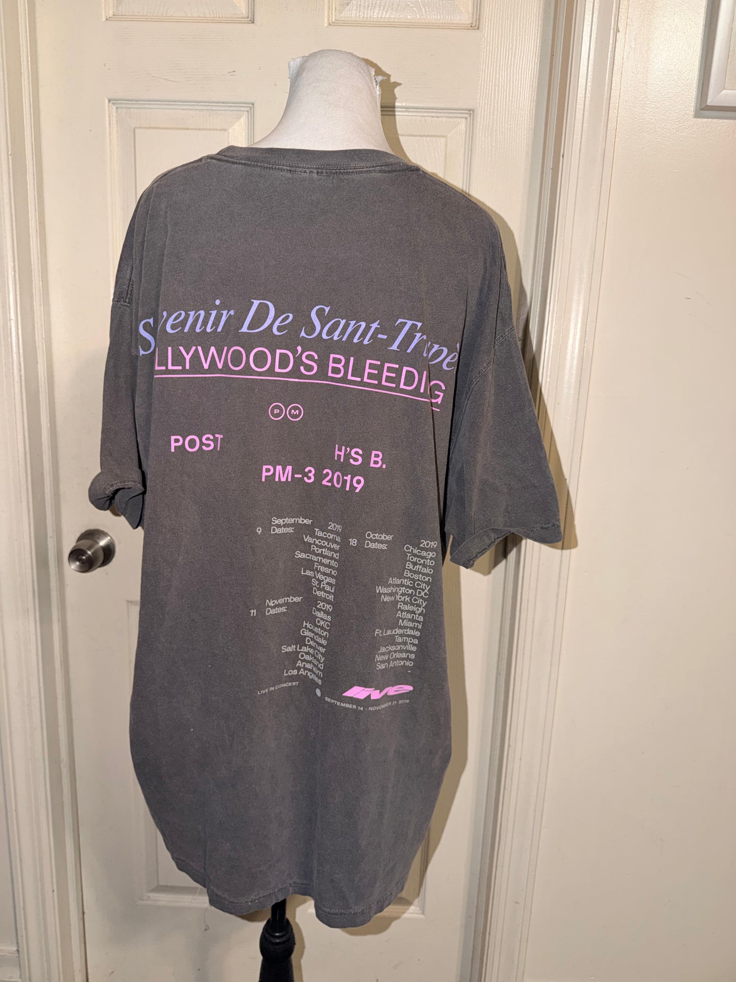 Post Malone Double Sided Oversized Tee