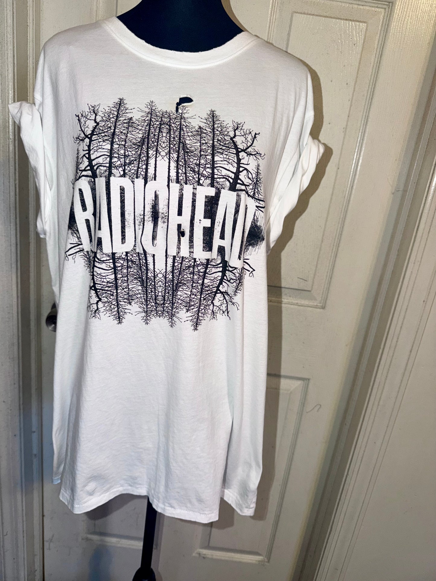 Radiohead Oversized Distressed Tee