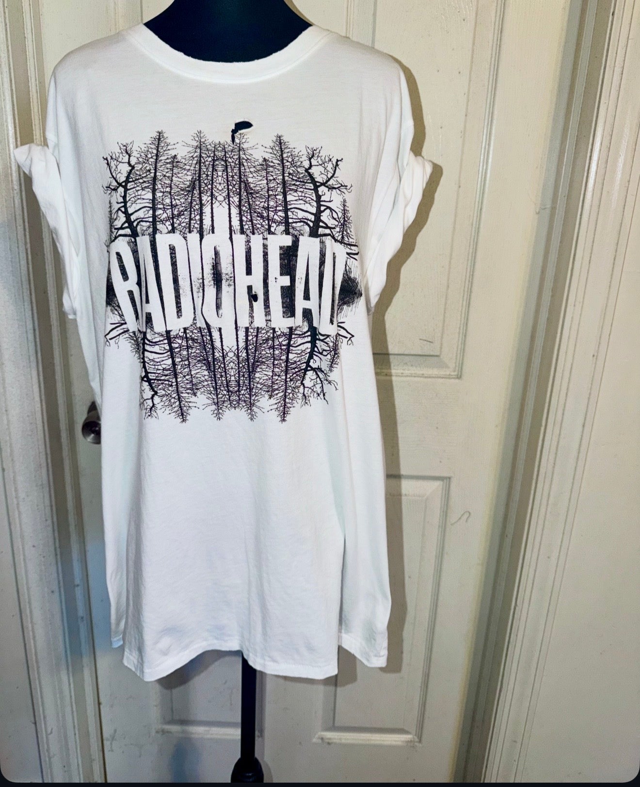 Radiohead Oversized Distressed Tee