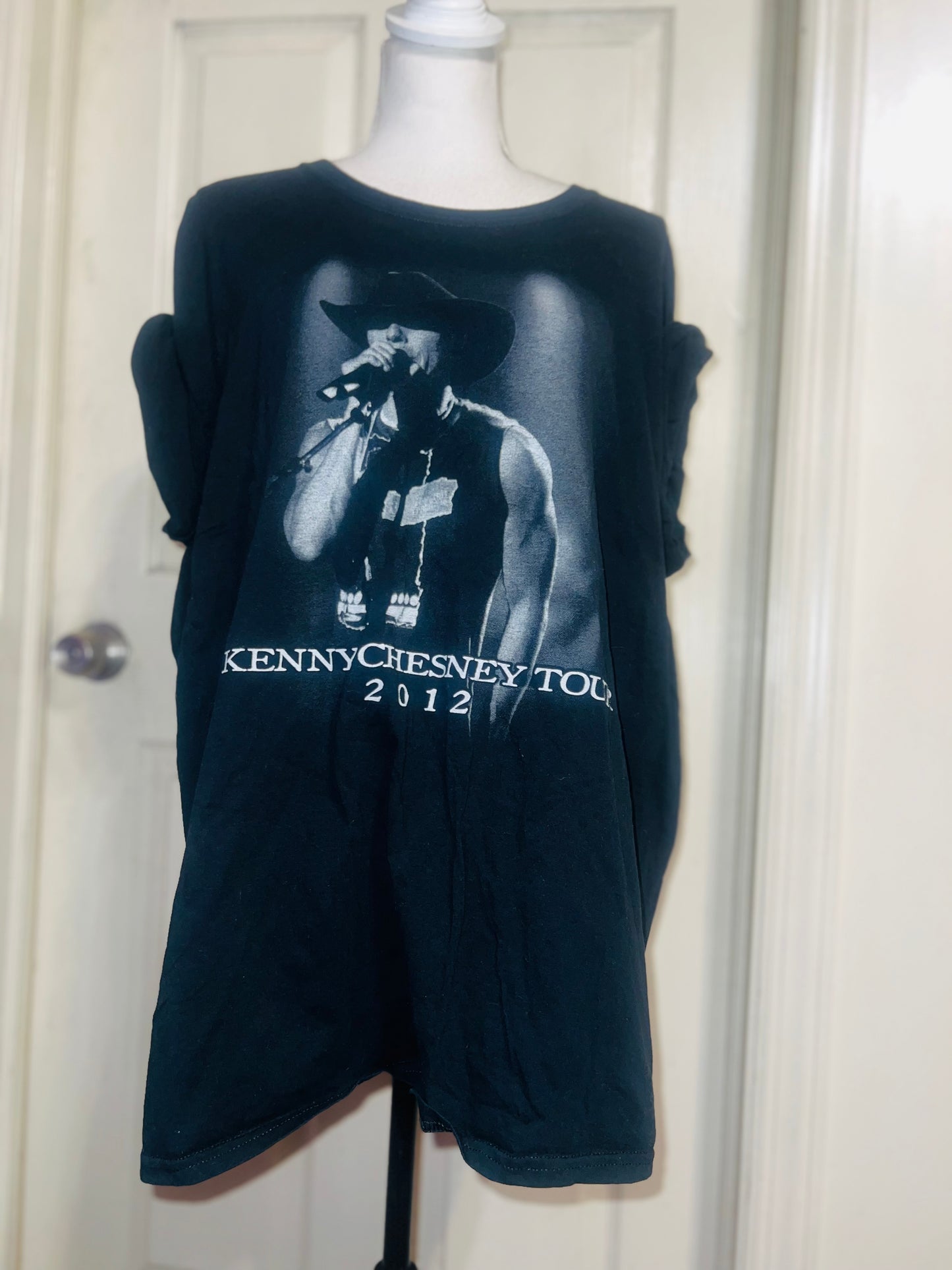 Kenny Chesney Double Sided Oversized Distressed Tee