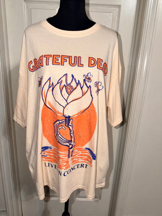 Grateful Dead Oversized Distressed Tee