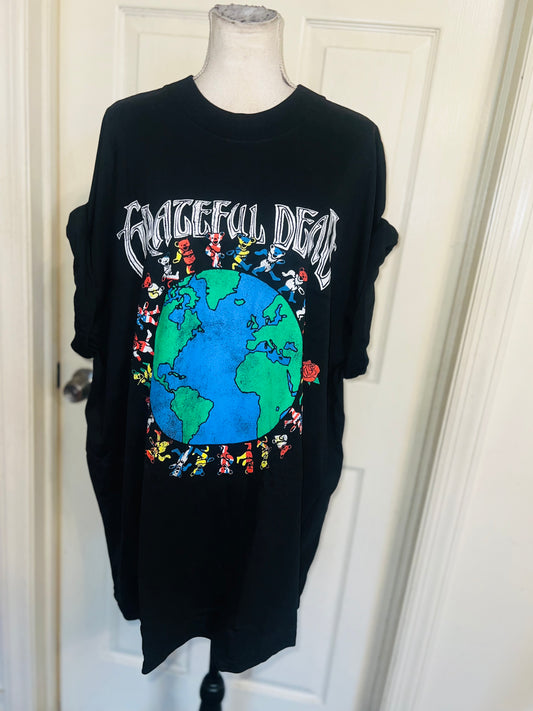 Grateful Dead Oversized Distressed Tee