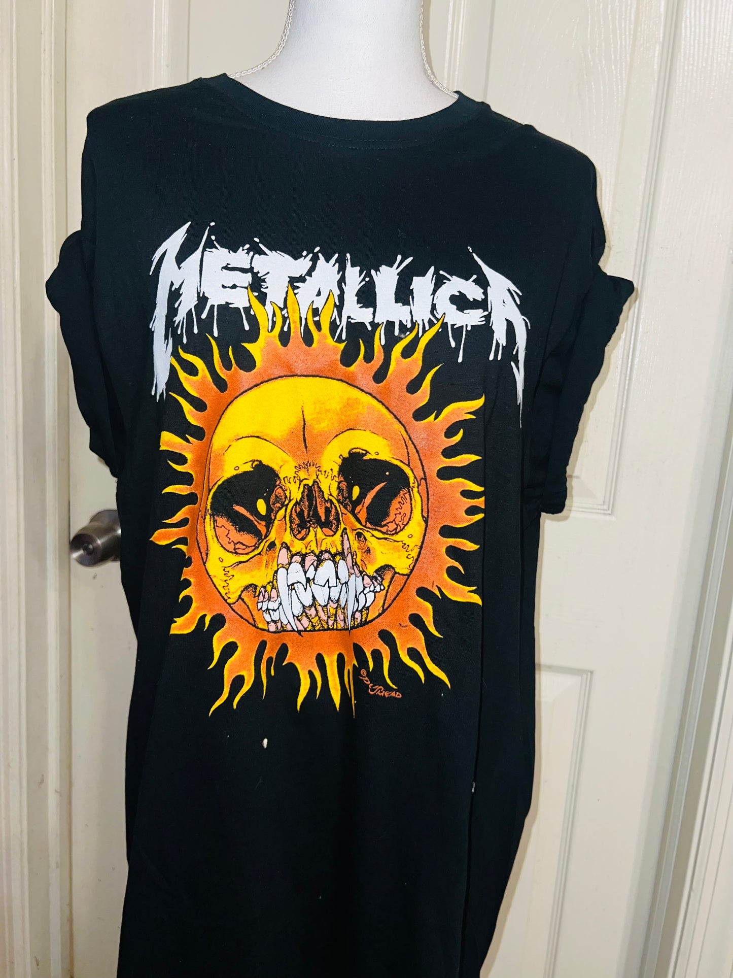 Metallica Oversized Distressed Tee