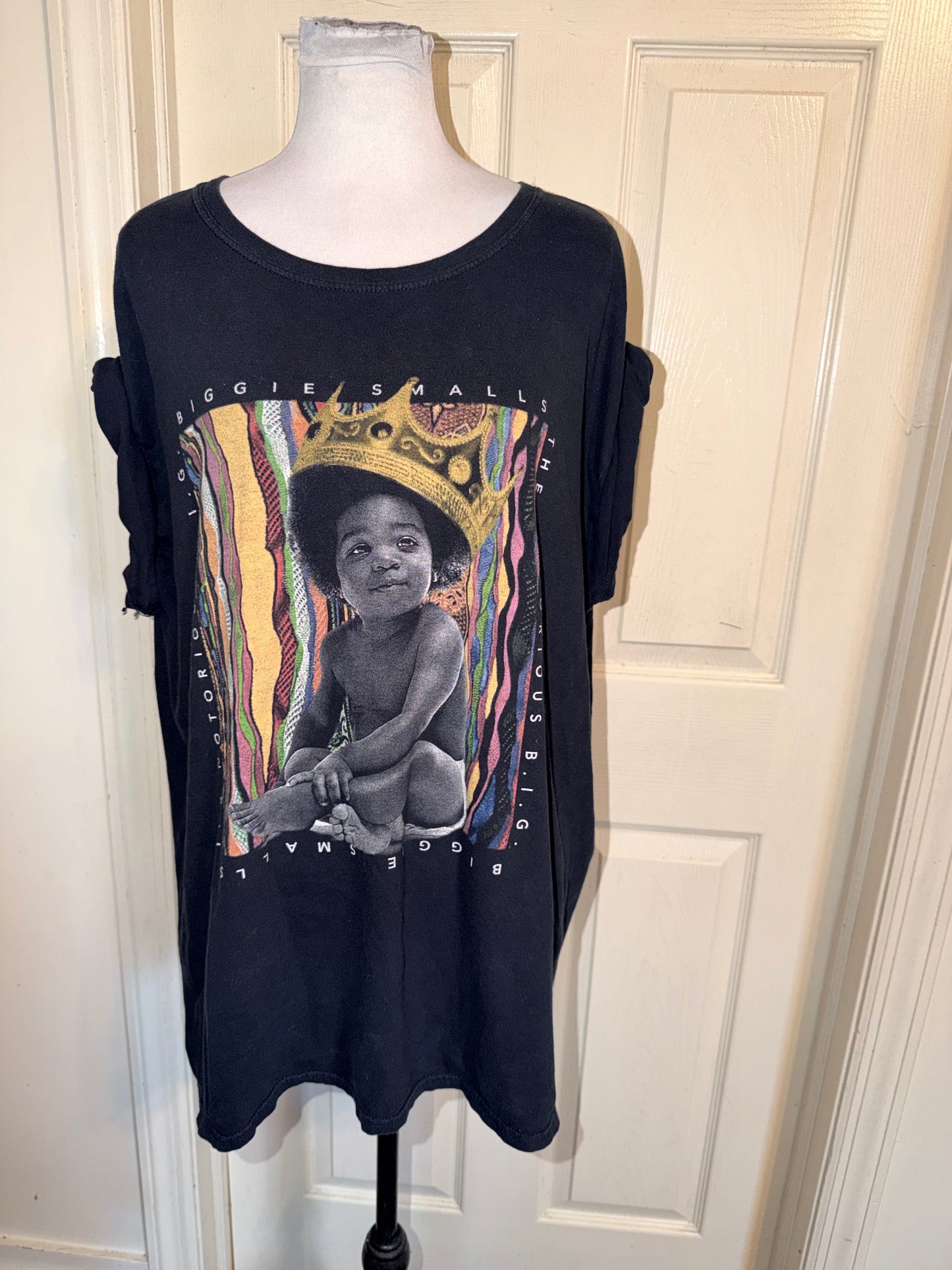 Notorious BIG Oversized Distressed Tee