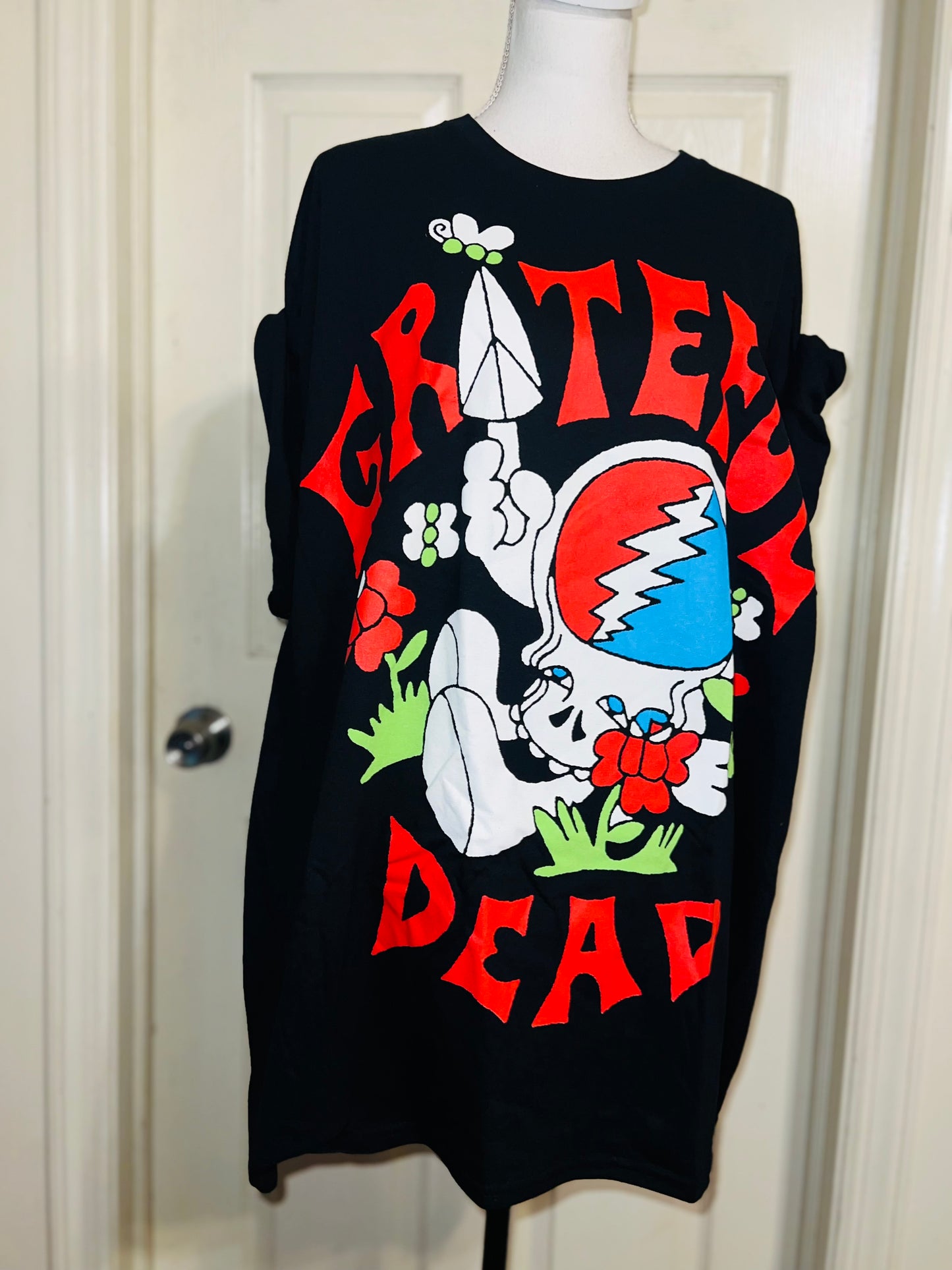 Grateful Dead Oversized Distressed Tee