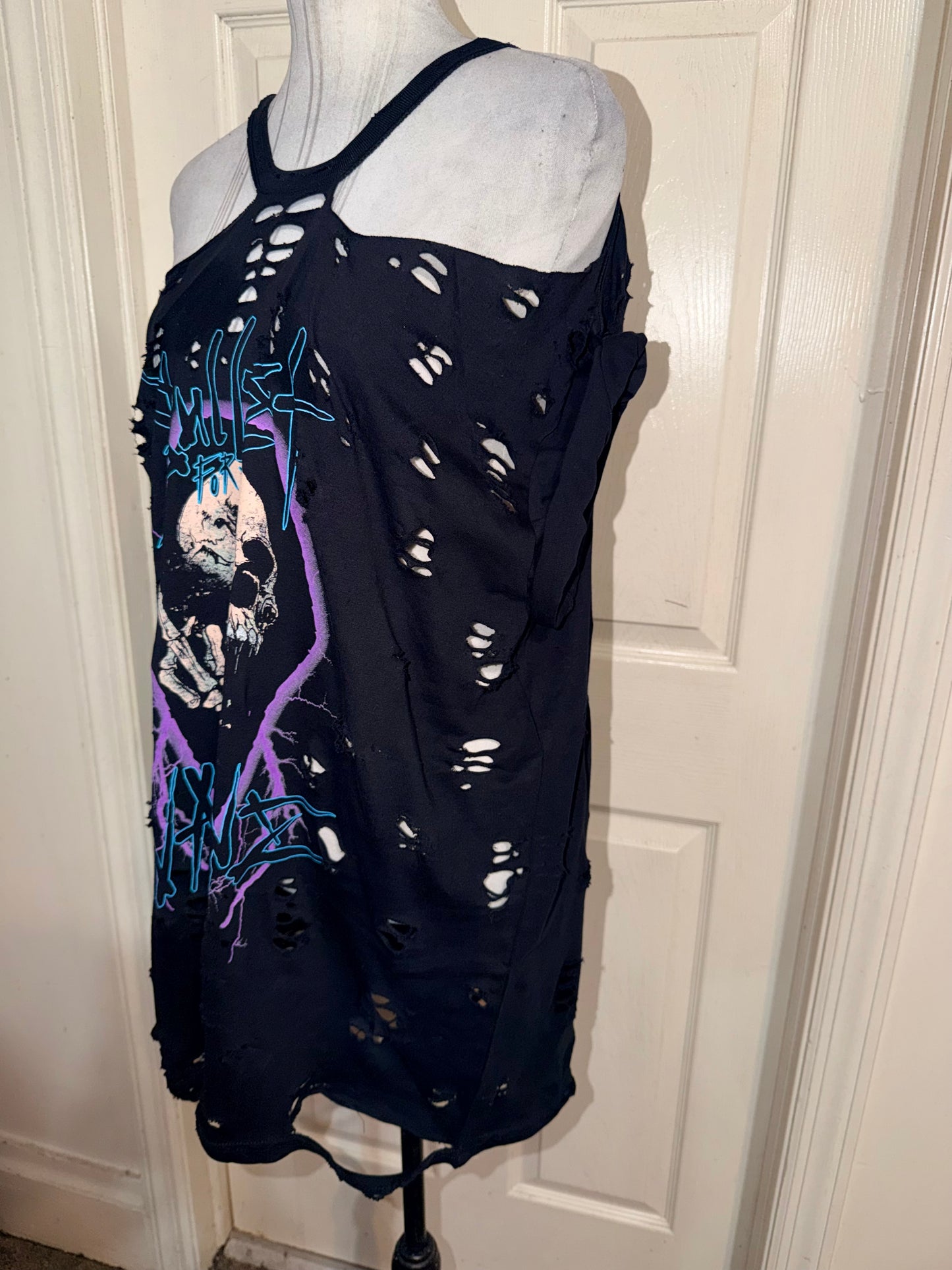 Bullet for my Valentine Oversized Distressed Tee