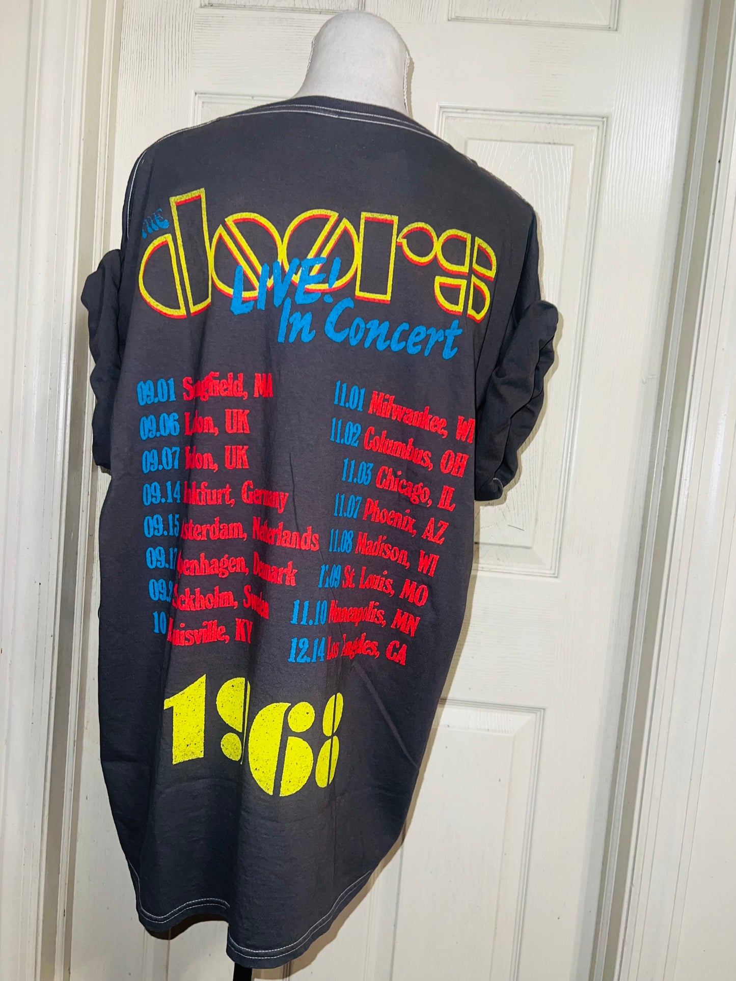 The Doors Double Sided Oversized Distressed Tee