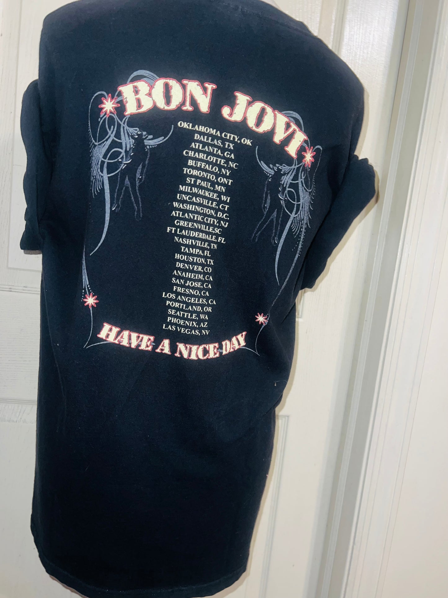 Bon Jovi Vintage Double Sided Tour Tee