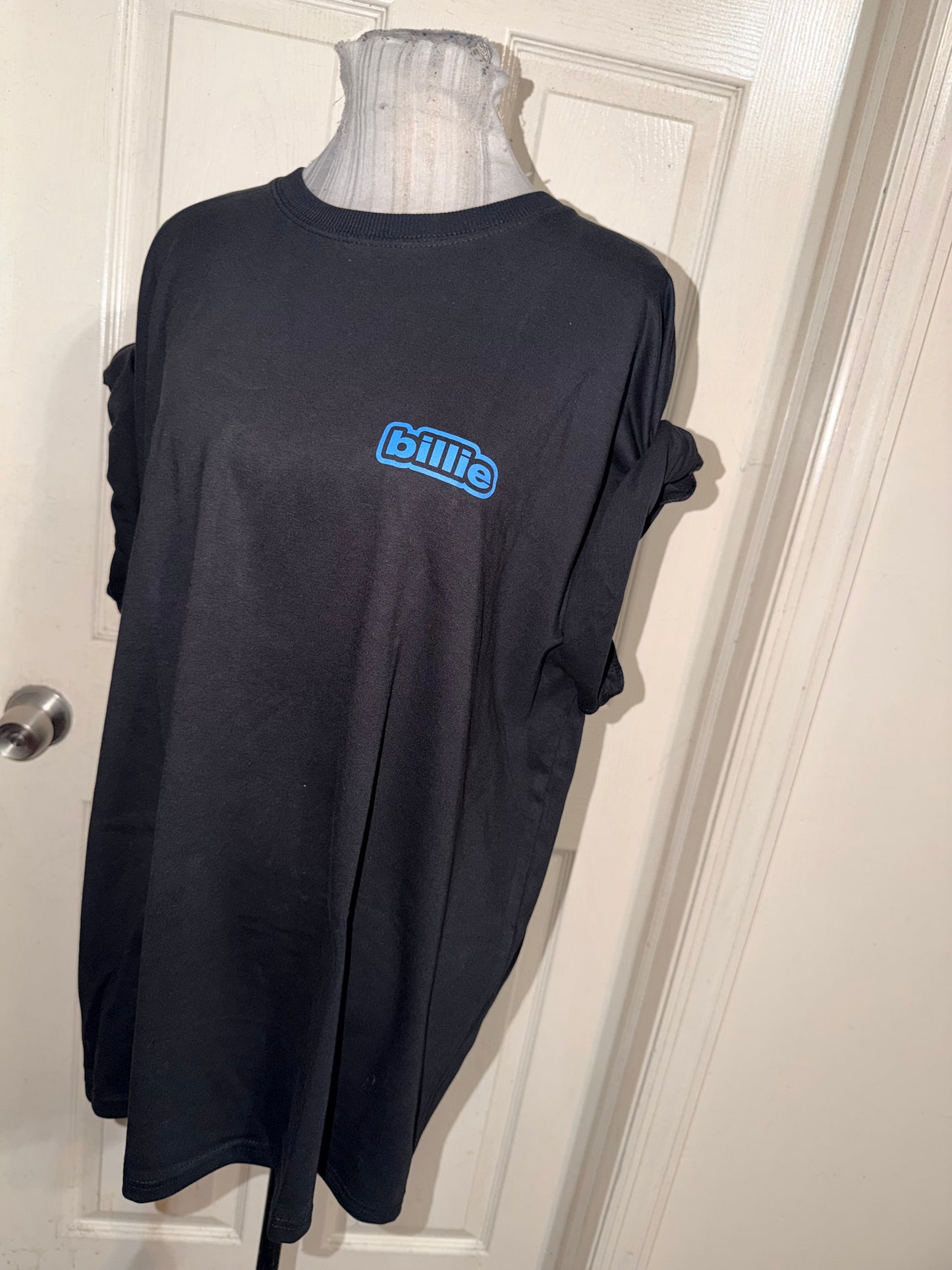Billie Eilish Double Sided Oversized Distressed Tee